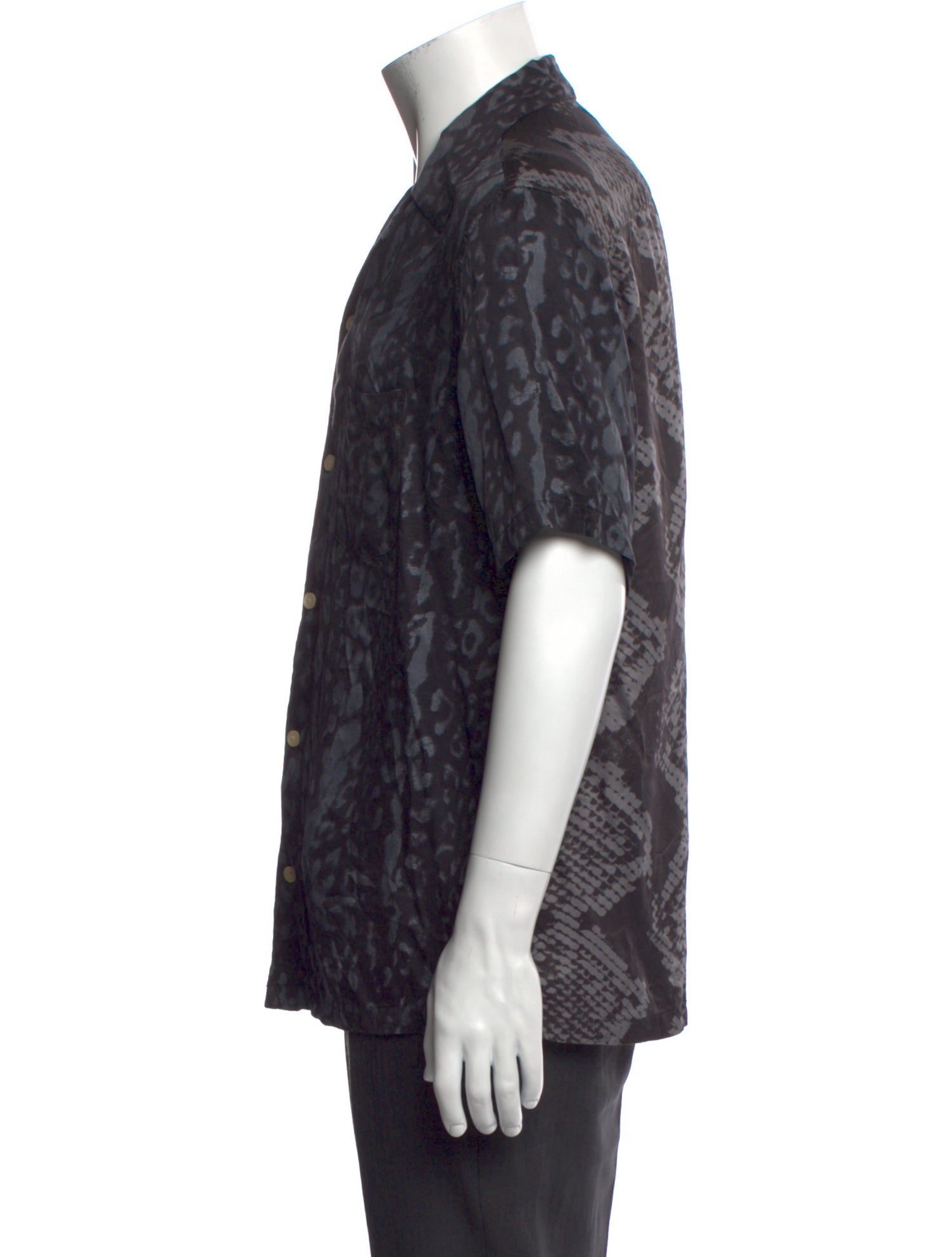 AllSaints Printed Short Sleeve Shirt