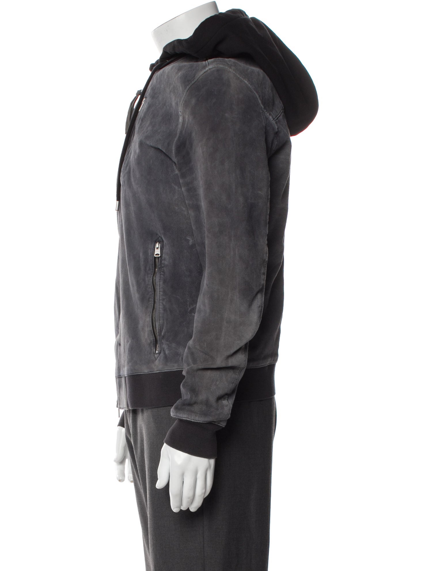 AllSaints Suede Bomber Jacket