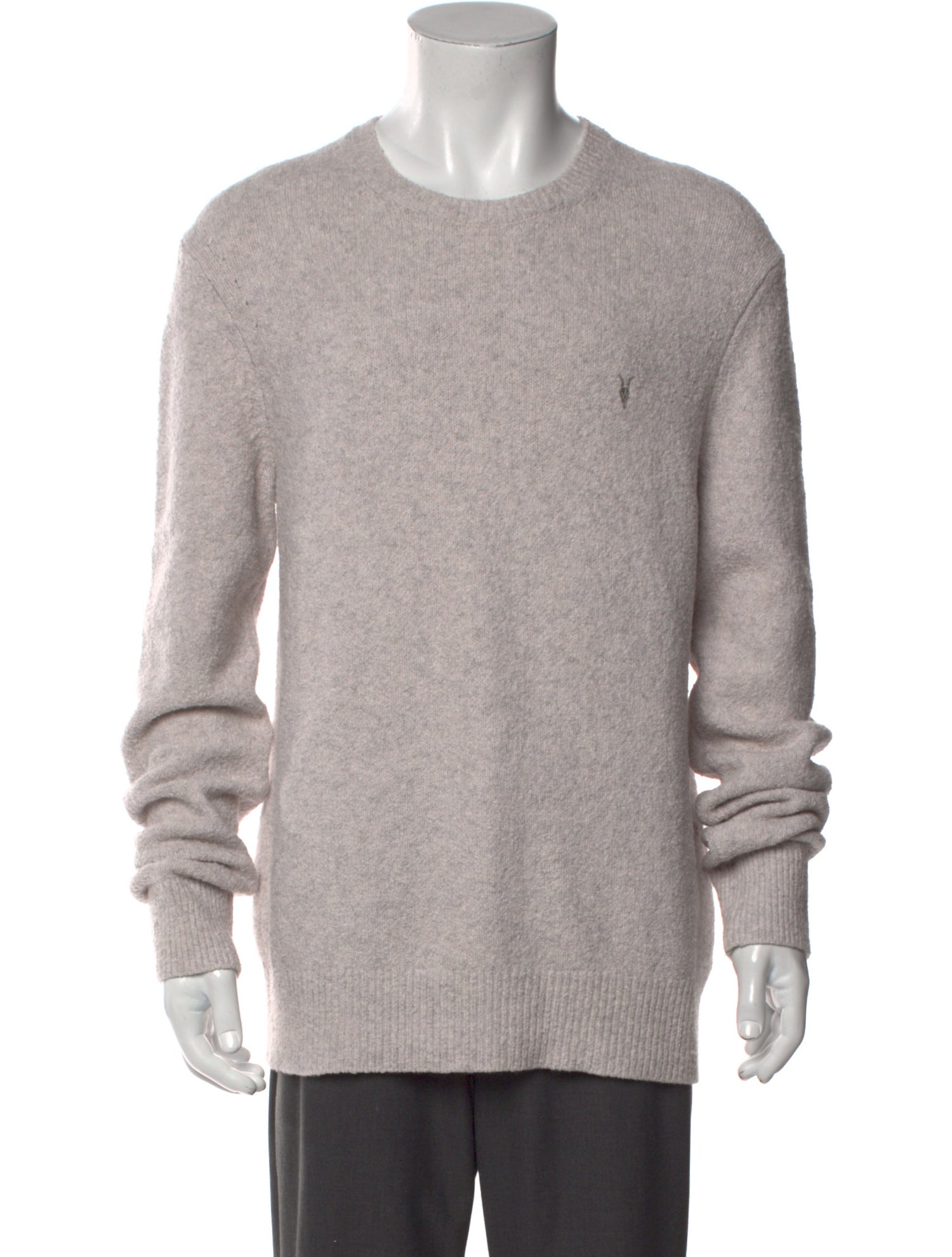 AllSaints Crew Neck Long Sleeve Pullover