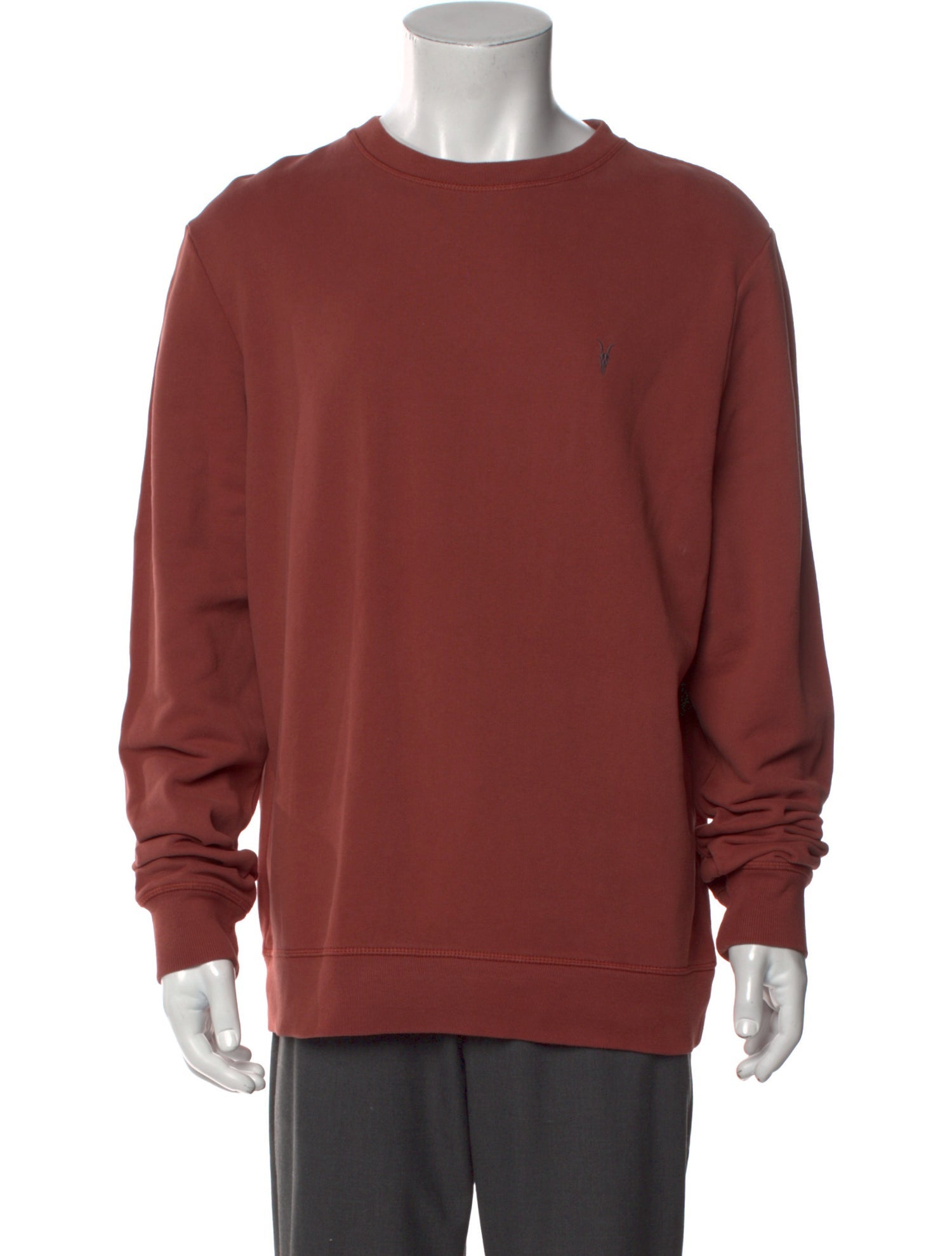 AllSaints Crew Neck Long Sleeve Sweatshirt