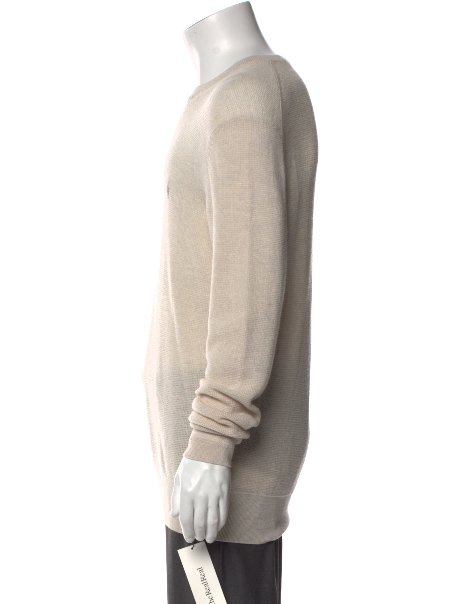 AllSaints Merino Wool Crew Neck Pullover