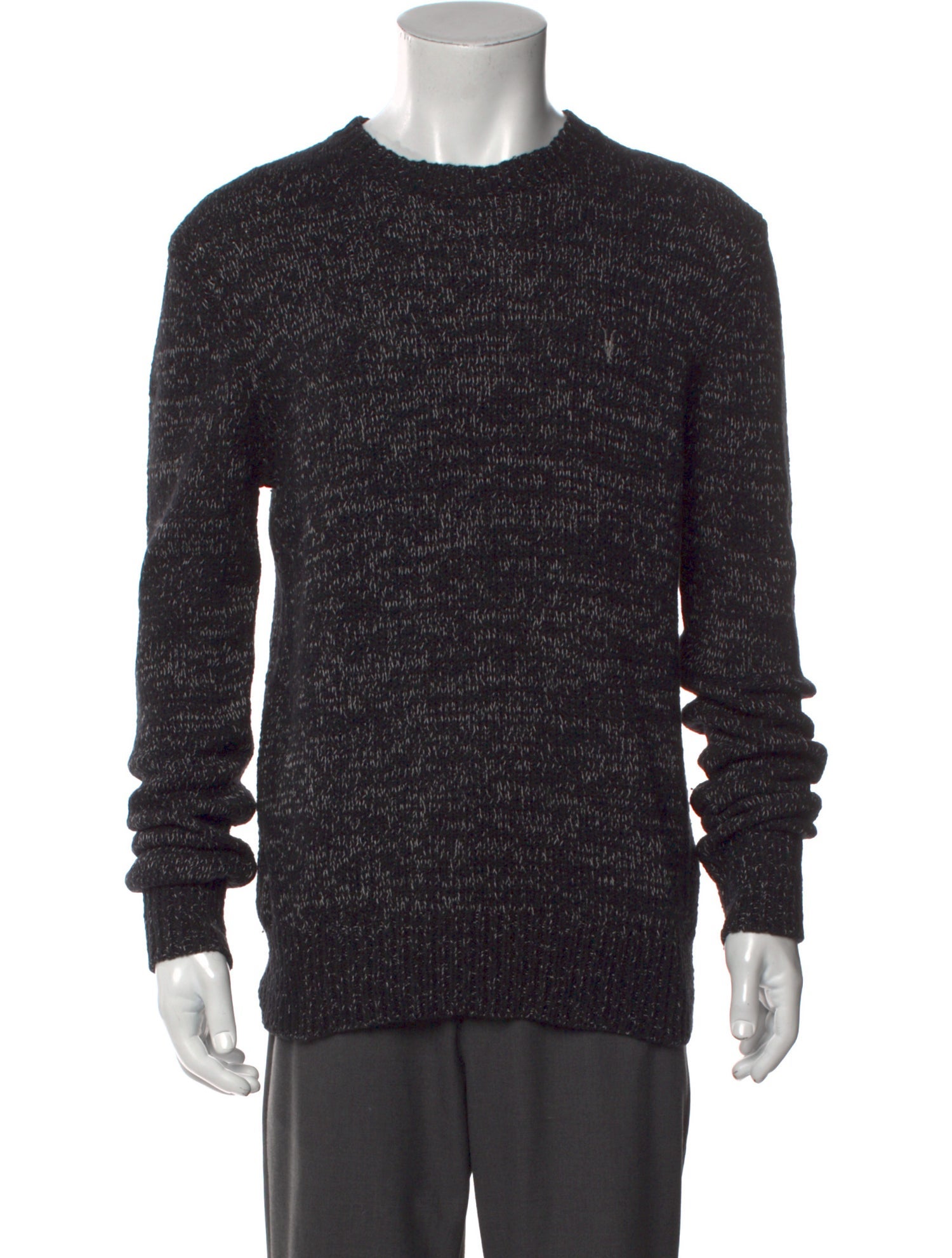 AllSaints Crew Neck Long Sleeve Pullover
