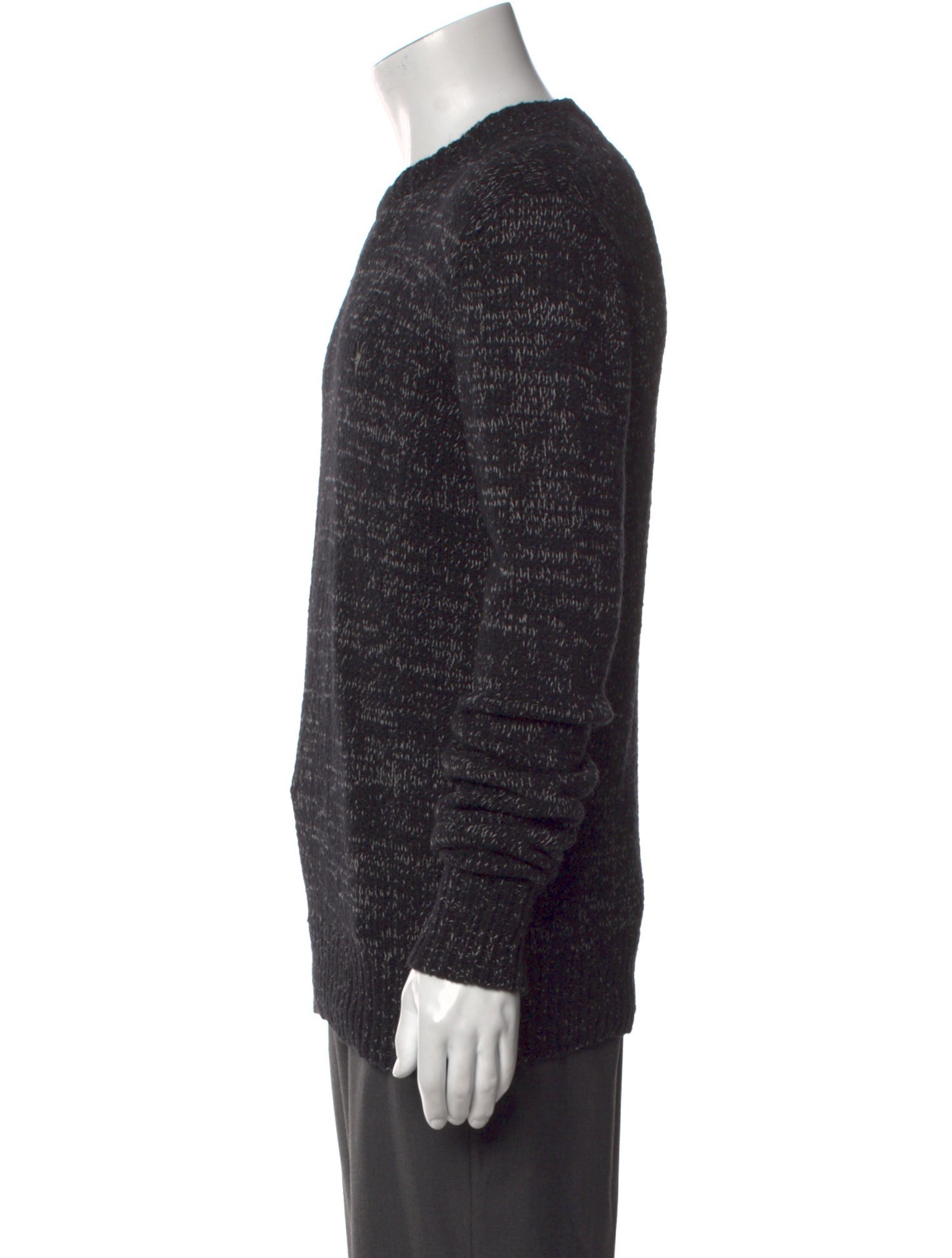 AllSaints Crew Neck Long Sleeve Pullover