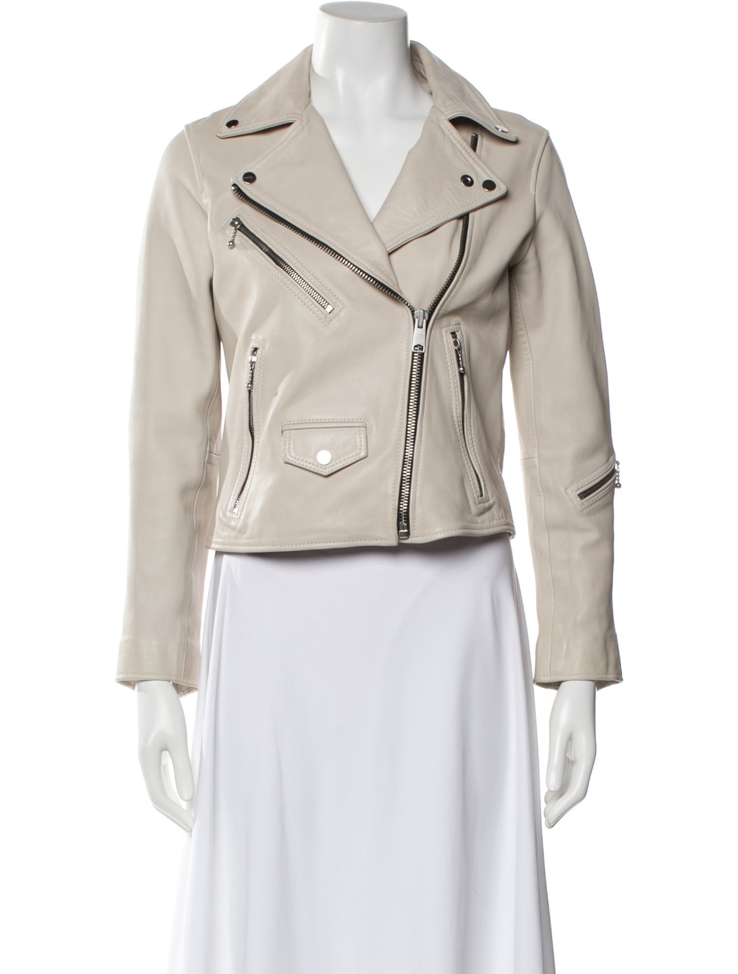 AllSaints Leather Biker Jacket