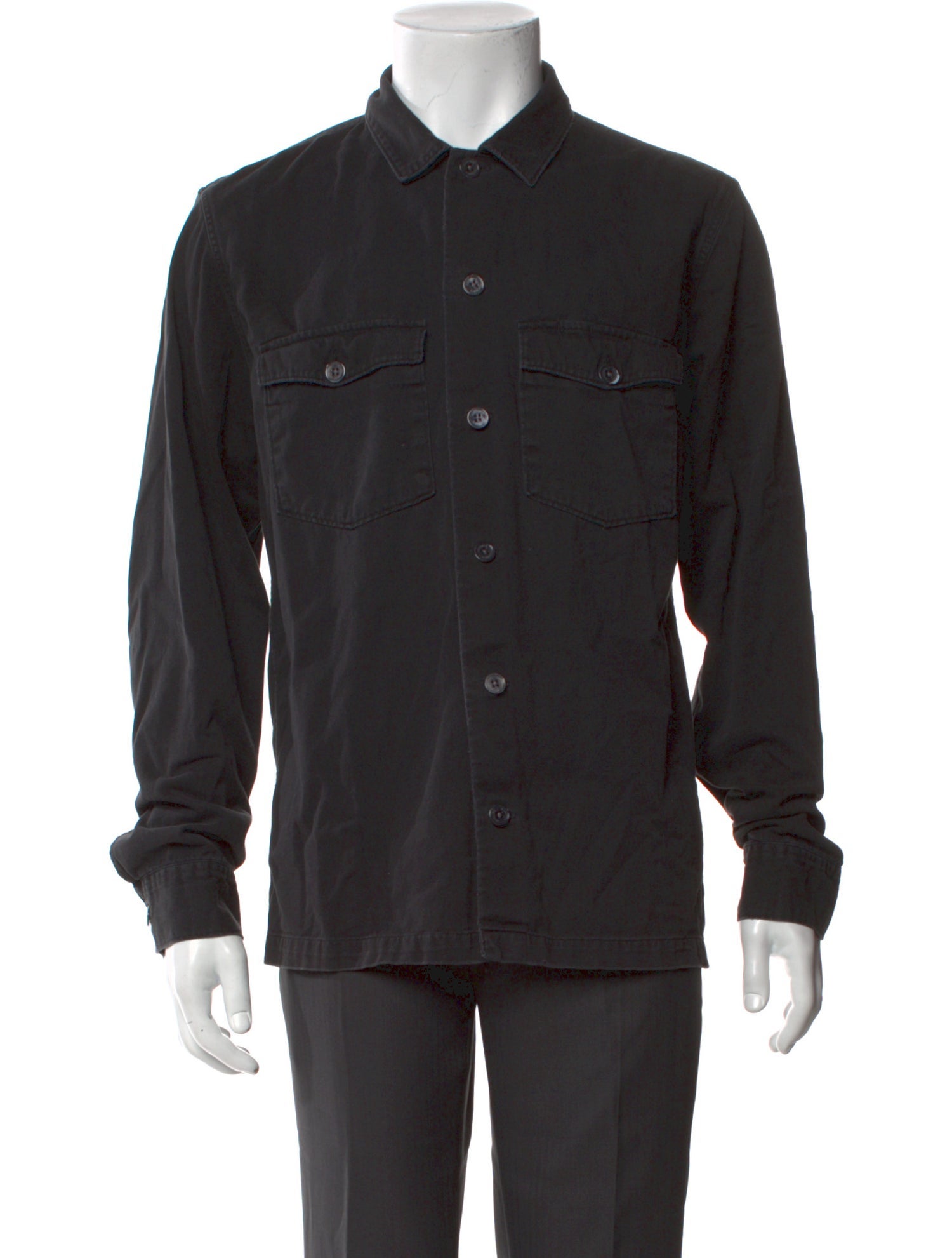 AllSaints Long Sleeve Denim Shirt