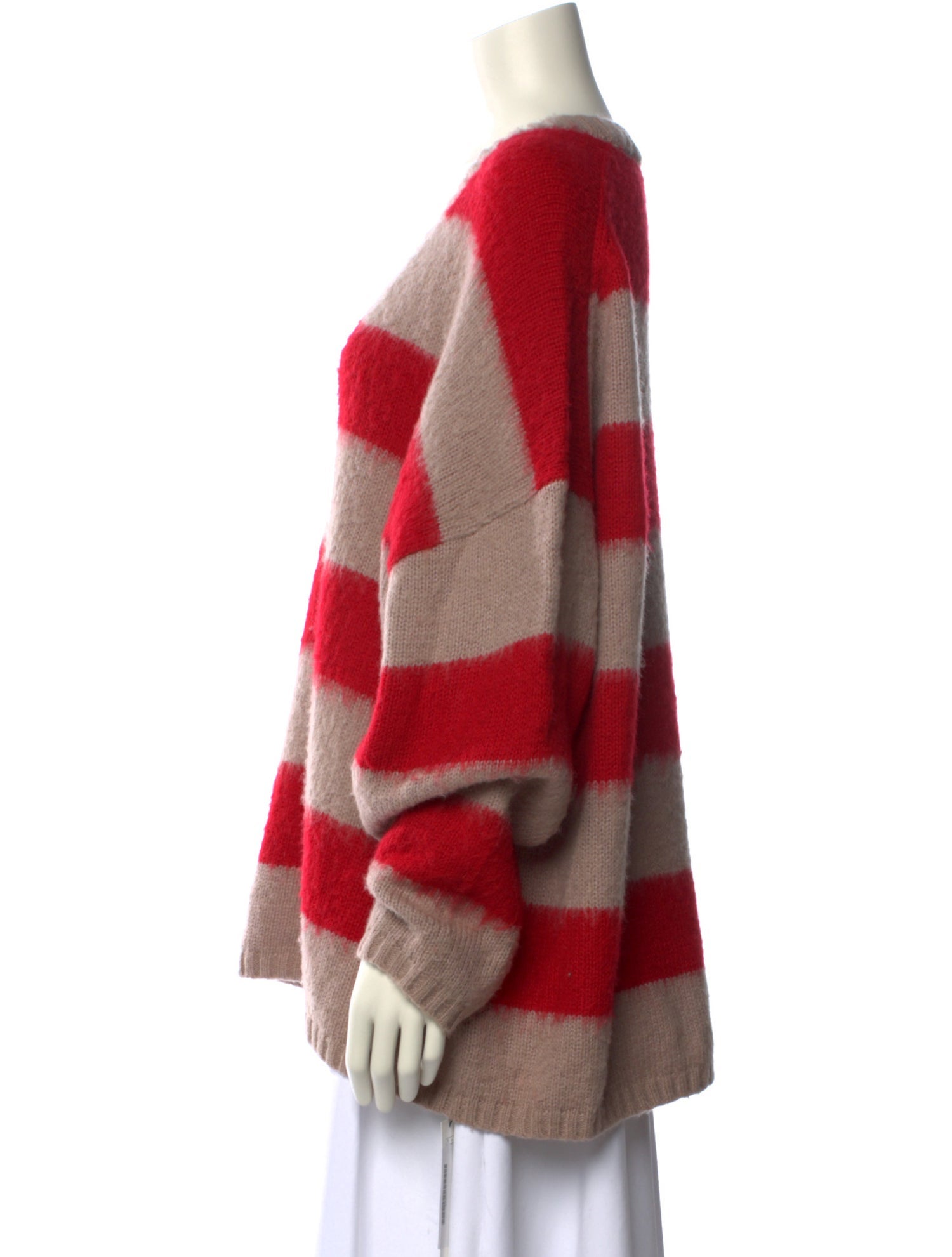 AllSaints Striped V-Neck Sweater