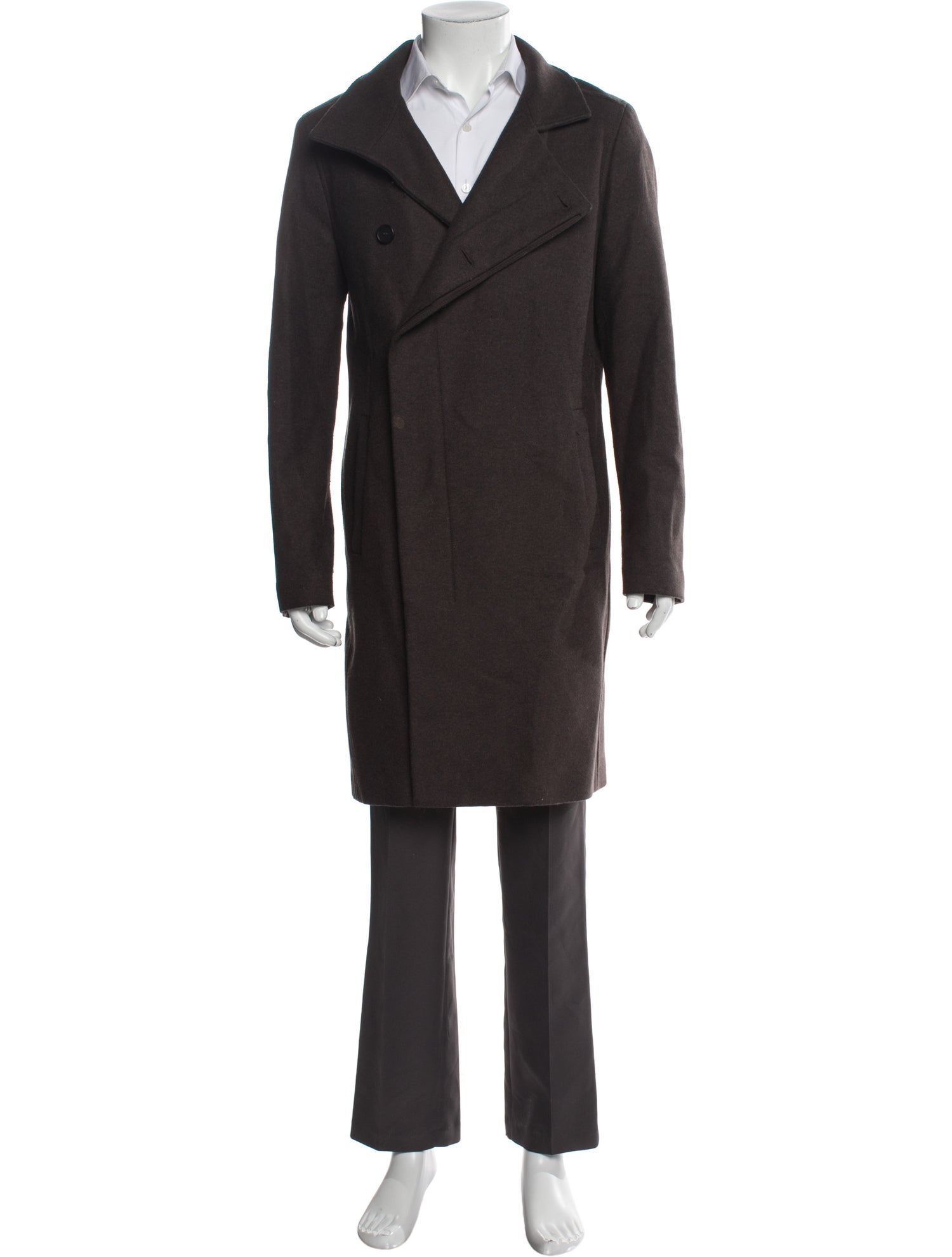 AllSaints Wool Overcoat