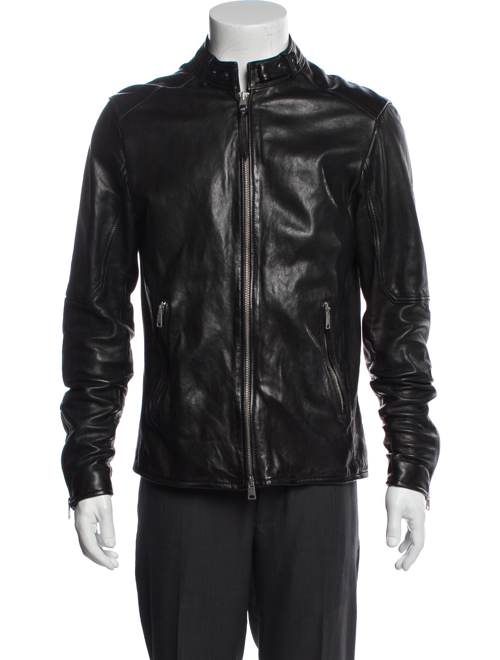 AllSaints Leather Moto Jacket