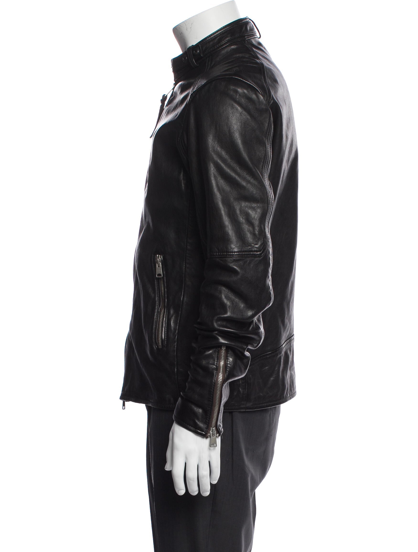 AllSaints Leather Moto Jacket