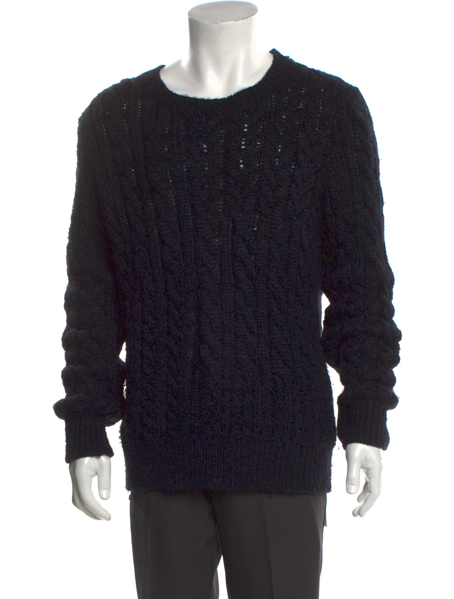 AllSaints Crew Neck Long Sleeve Pullover