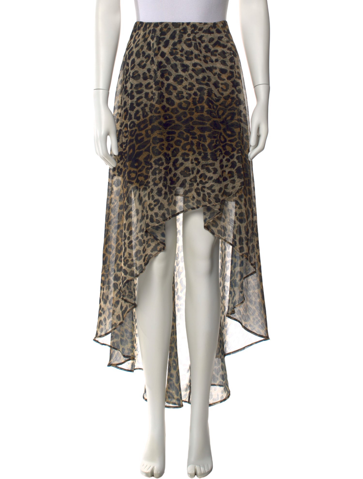 AllSaints Animal Print Long Skirt w/ Tags