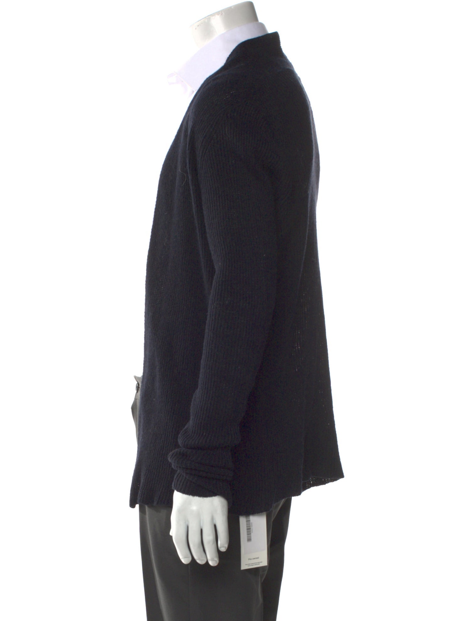 AllSaints Linen Open Front Cardigan