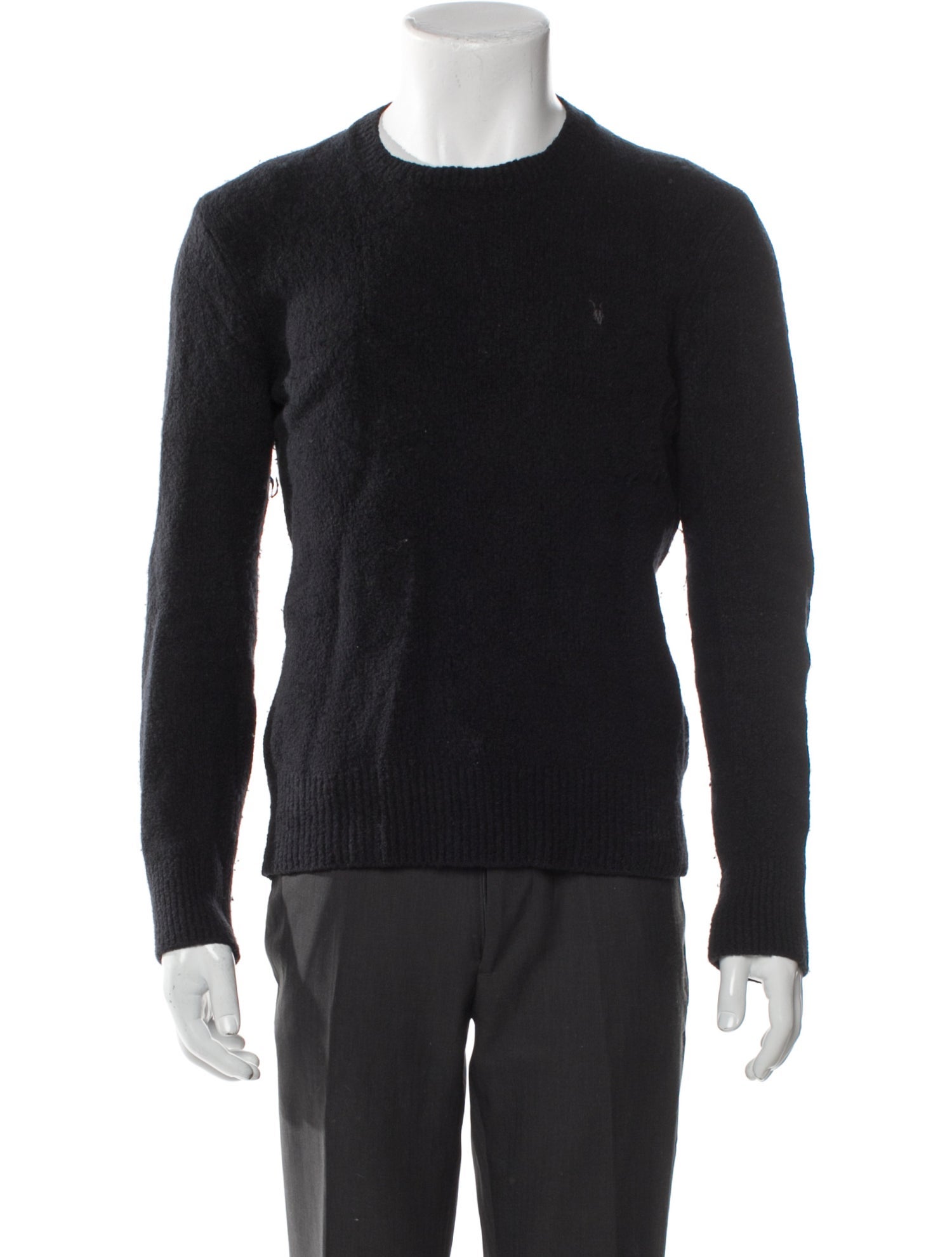 AllSaints Crew Neck Long Sleeve Pullover