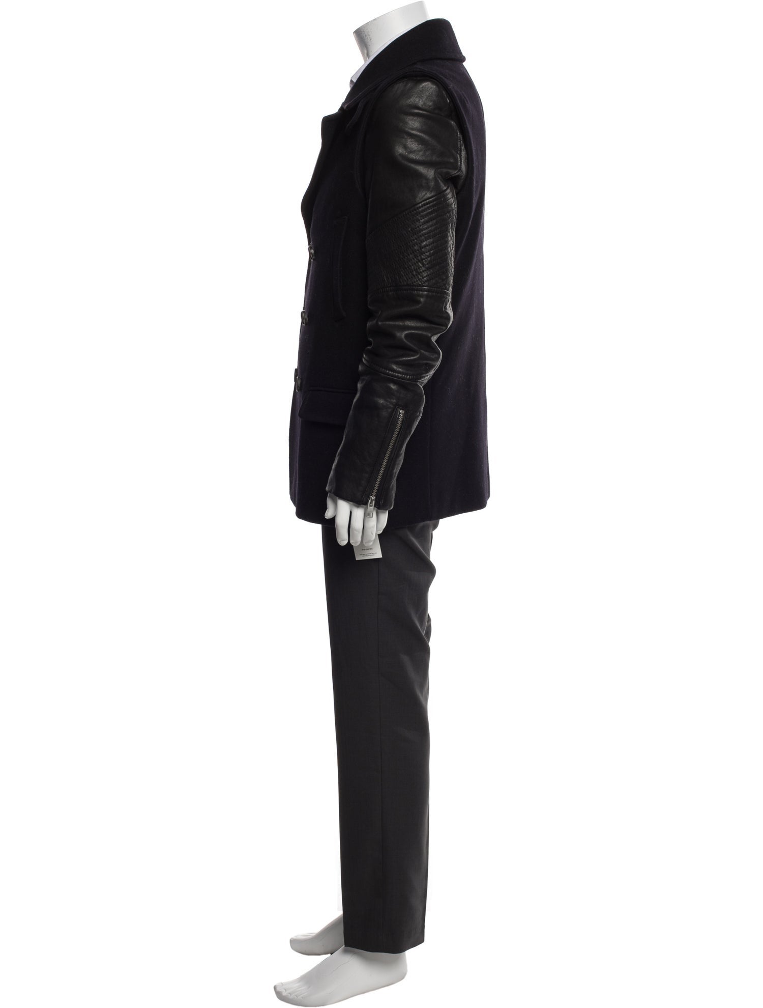 AllSaints Wool Peacoat