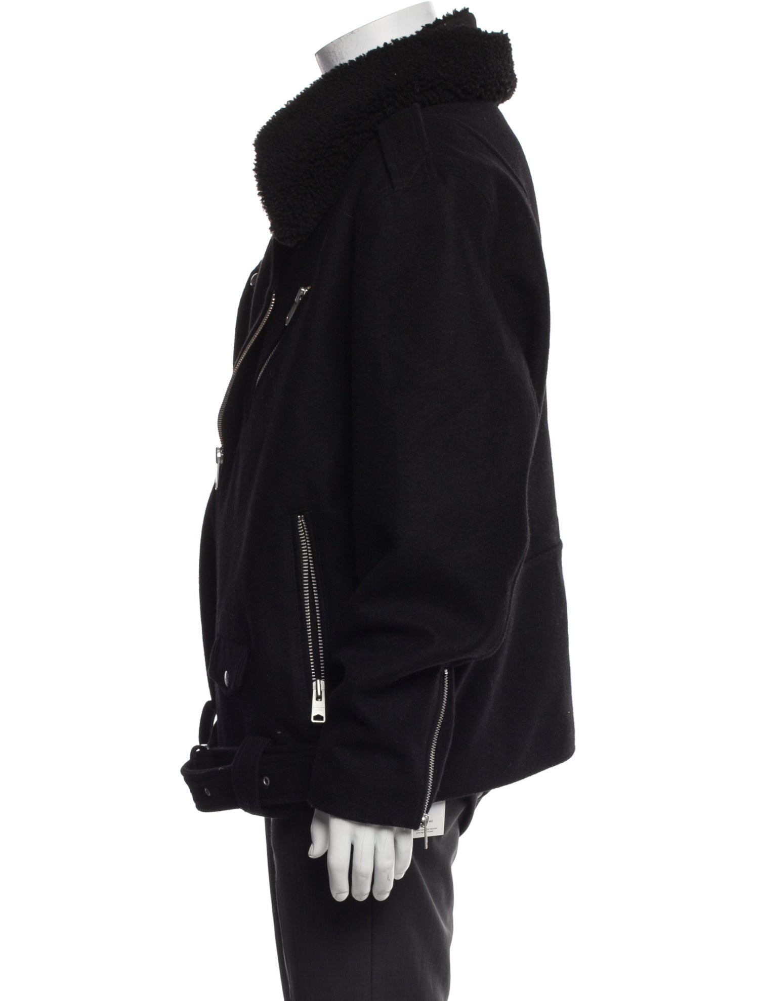 AllSaints Wool Moto Jacket