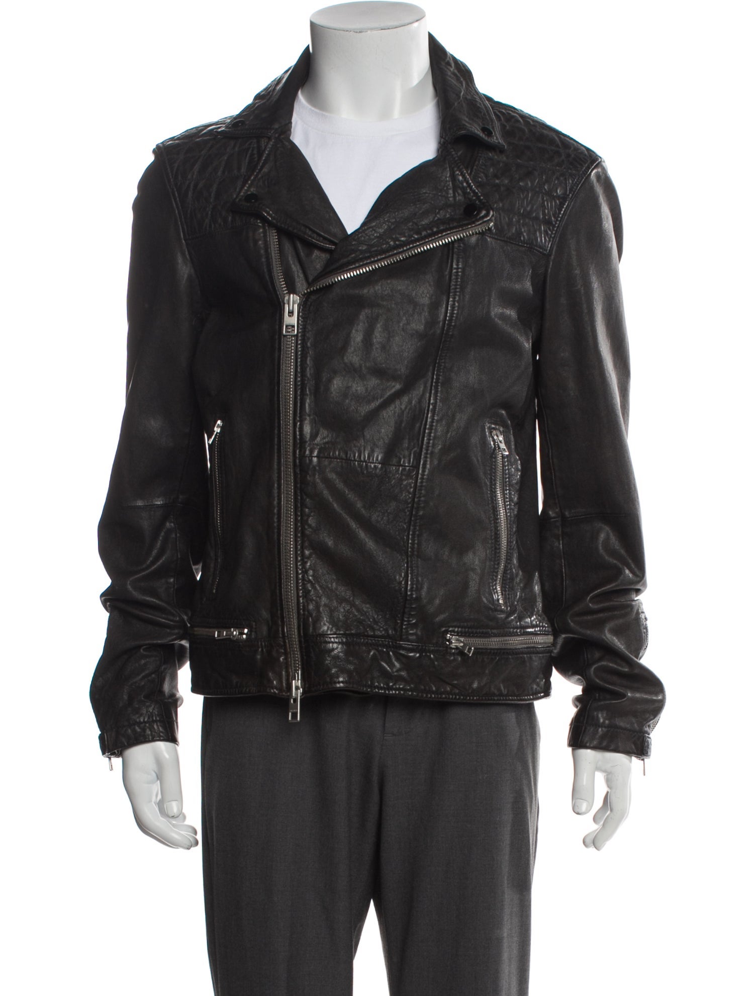 AllSaints Leather Moto Jacket