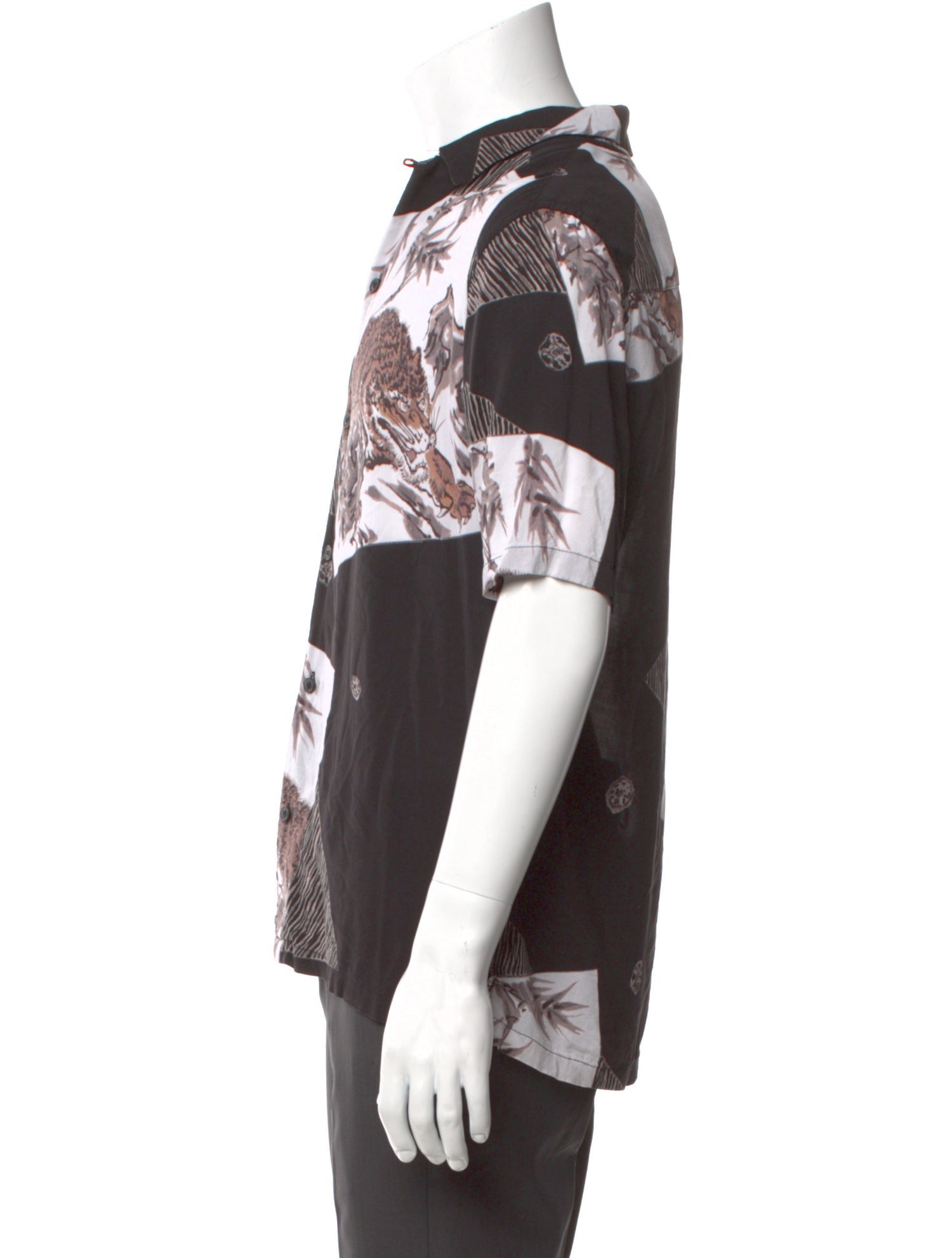 AllSaints Graphic Print Short Sleeve Shirt