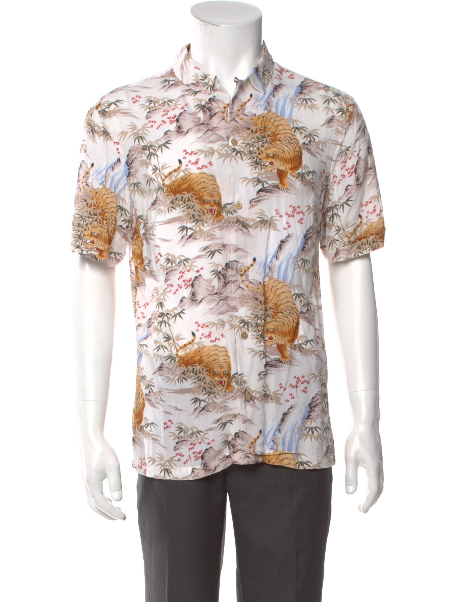 AllSaints Printed Short Sleeve Shirt