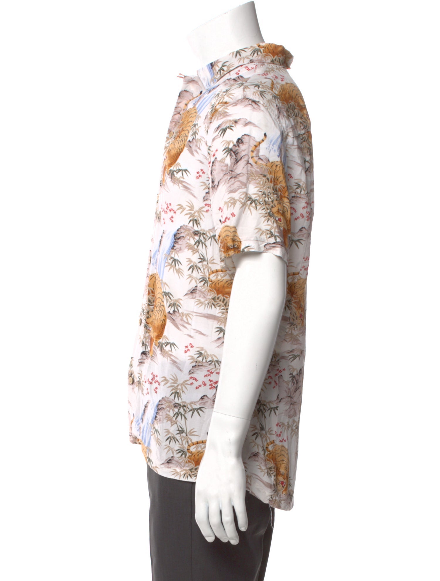 AllSaints Printed Short Sleeve Shirt