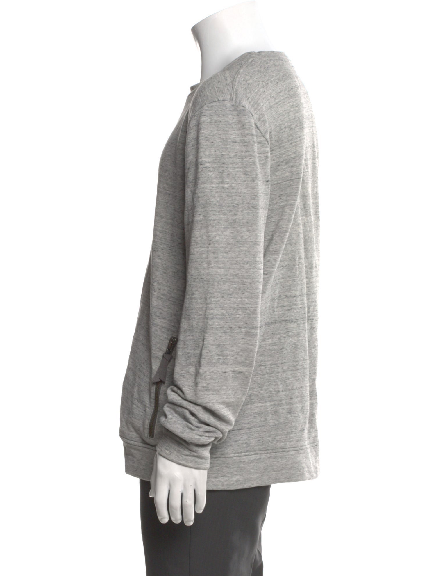 AllSaints Crew Neck Long Sleeve Pullover