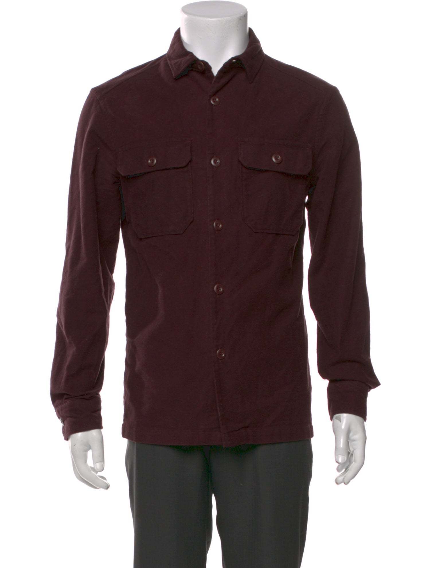 AllSaints Long Sleeve Western Shirt