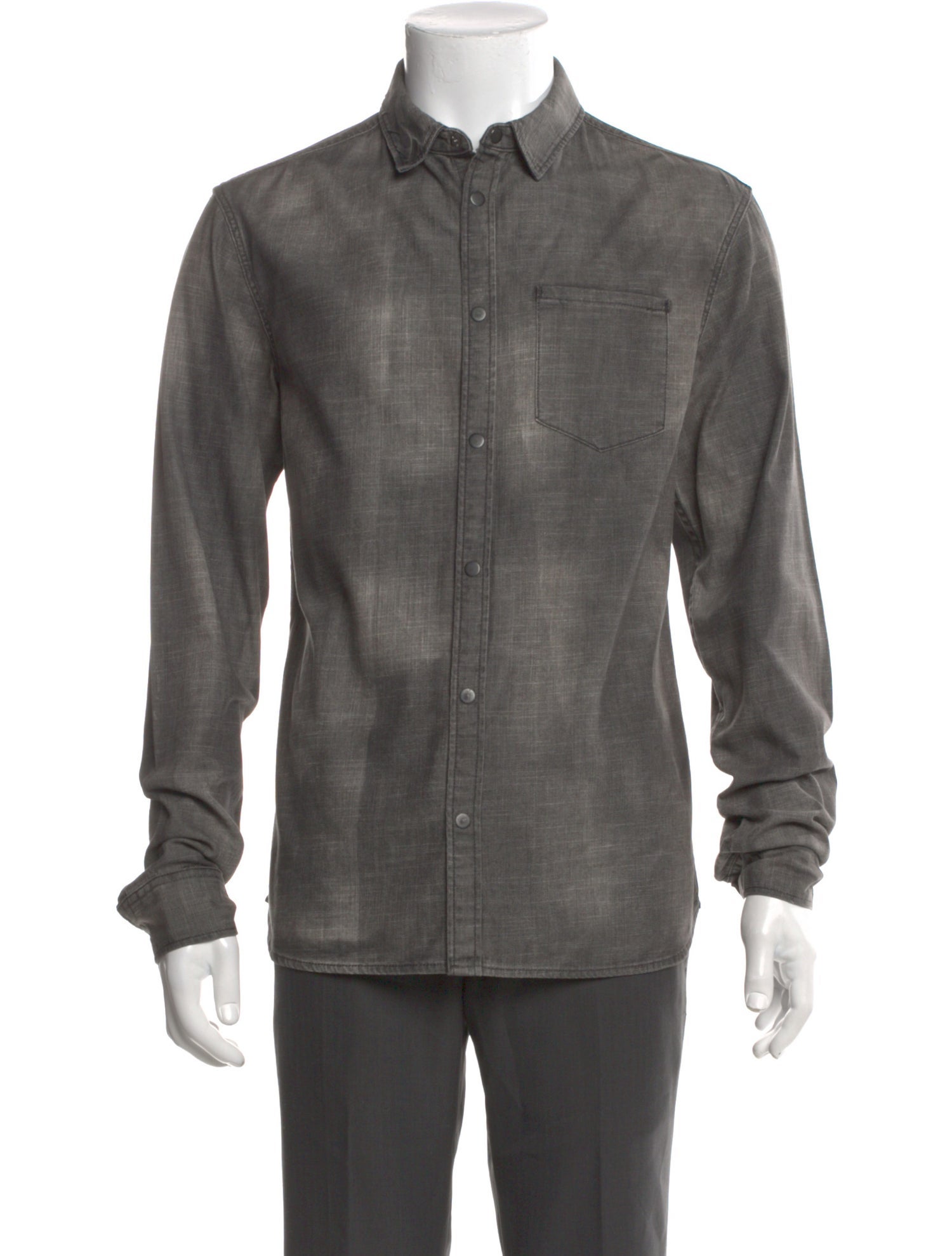 AllSaints Long Sleeve Dress Shirt