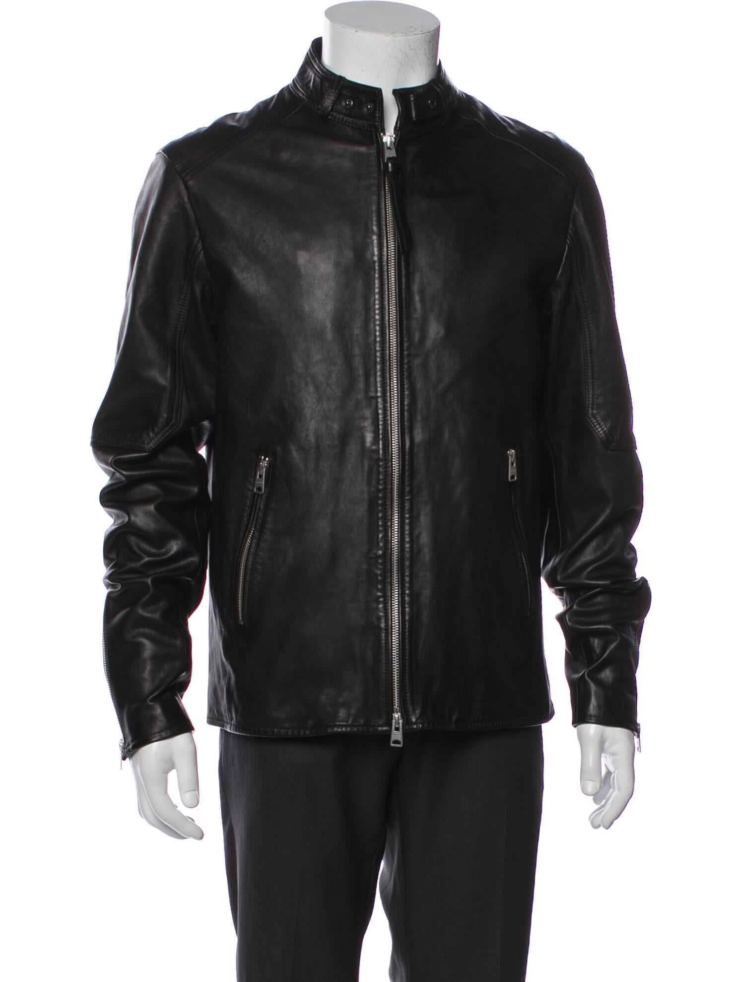 AllSaints Leather Moto Jacket w/ Tags