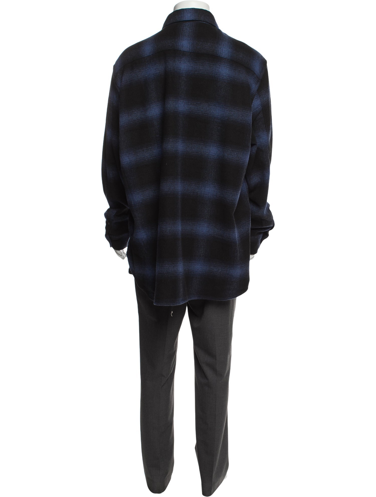 AllSaints Plaid Print Long Sleeve Shirt