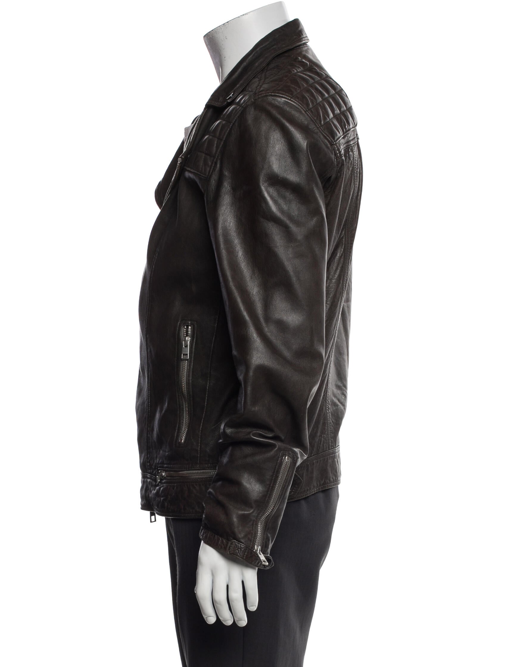 AllSaints Leather Moto Jacket