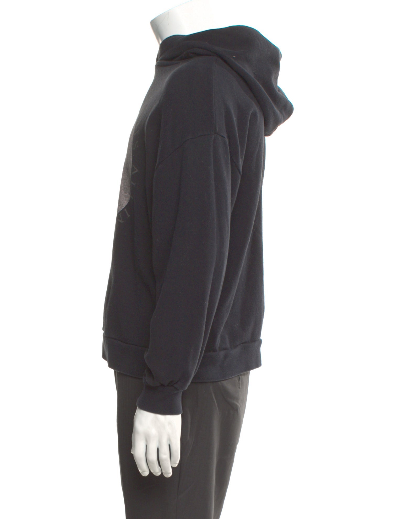 AllSaints Graphic Print Crew Neck Hoodie