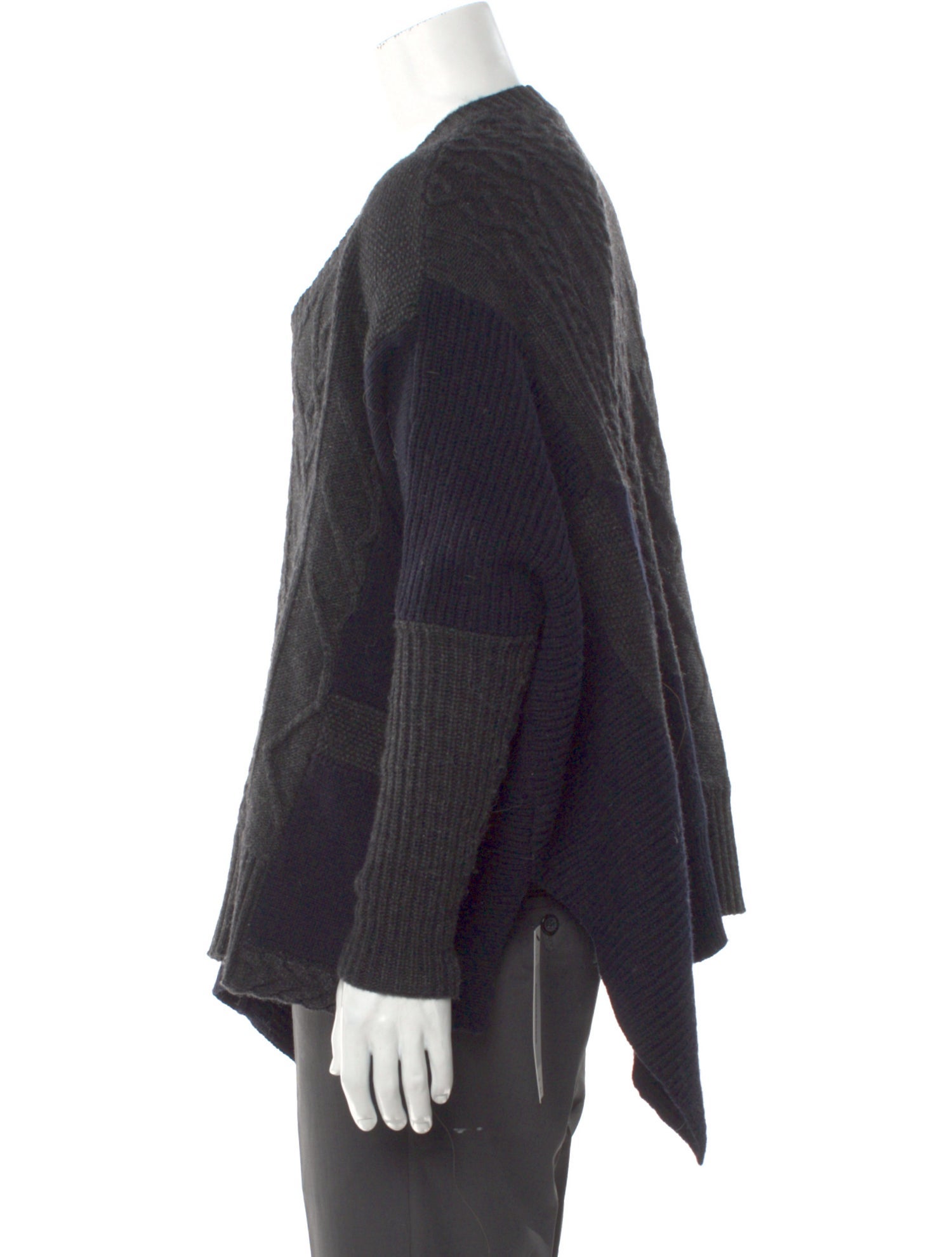 AllSaints V-Neck Long Sleeve Pullover