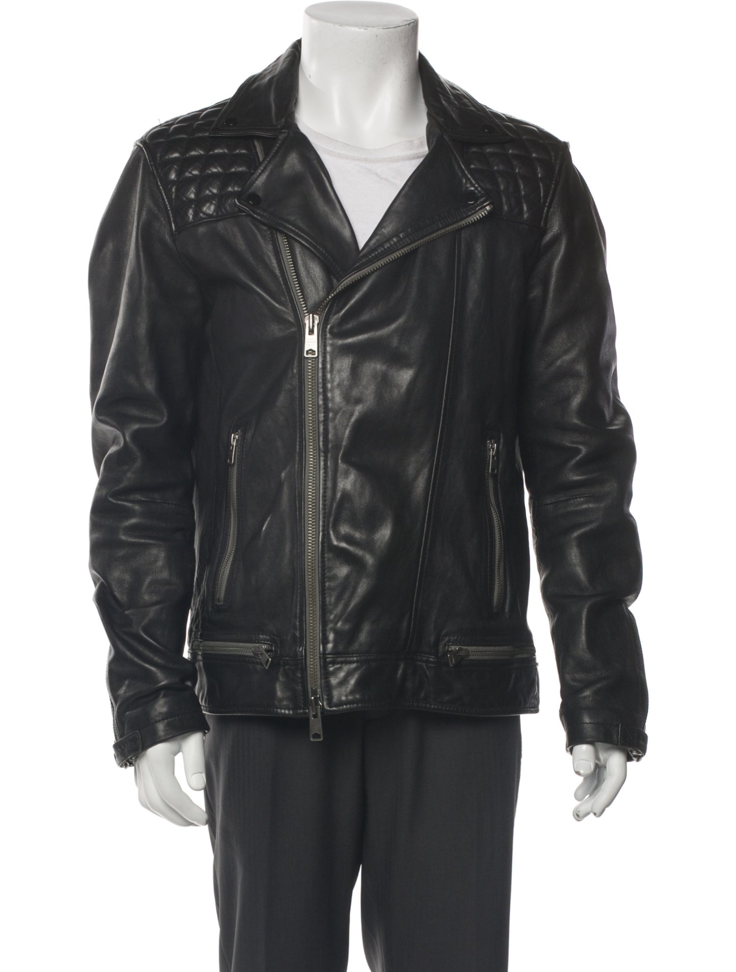 AllSaints Leather Moto Jacket