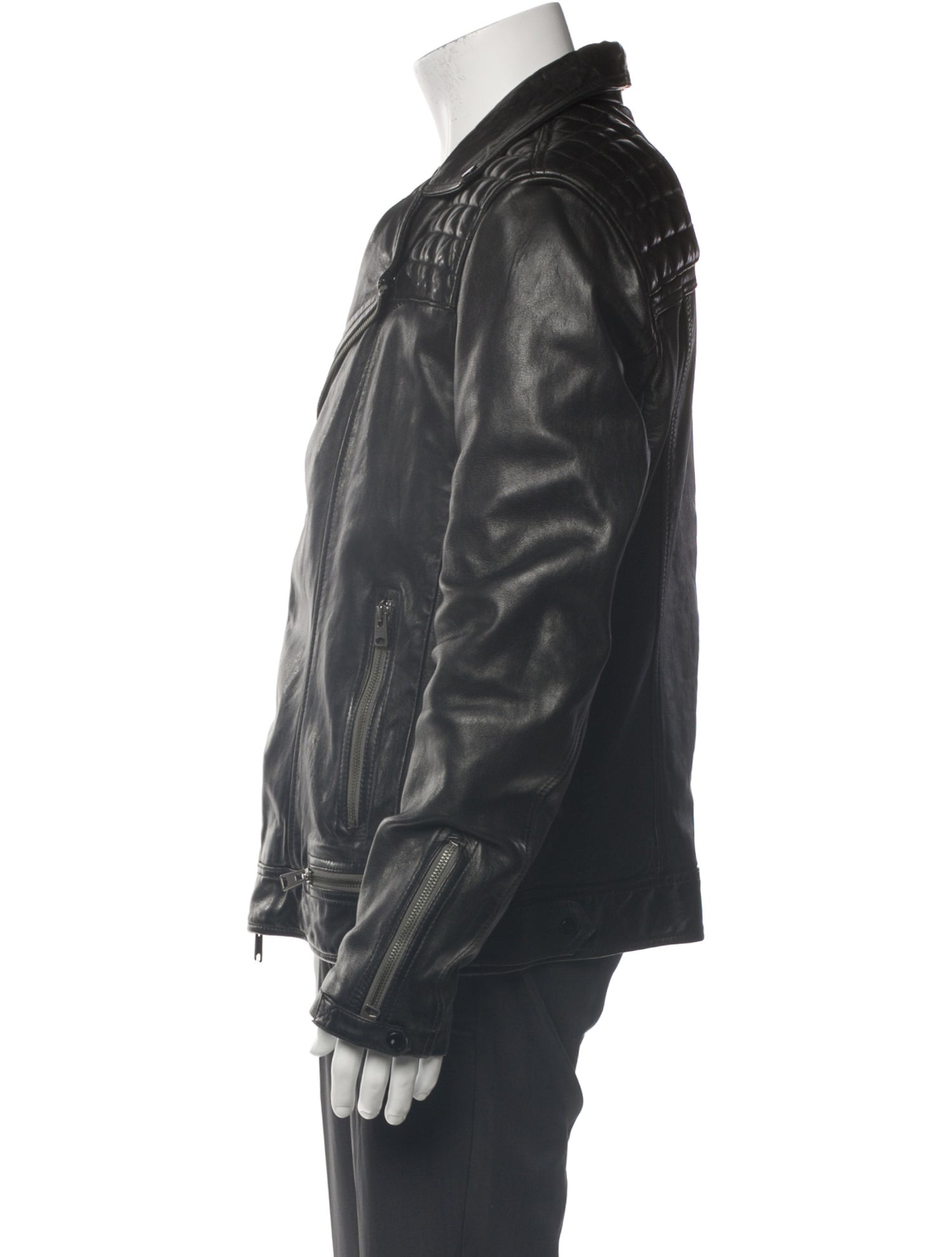 AllSaints Leather Moto Jacket
