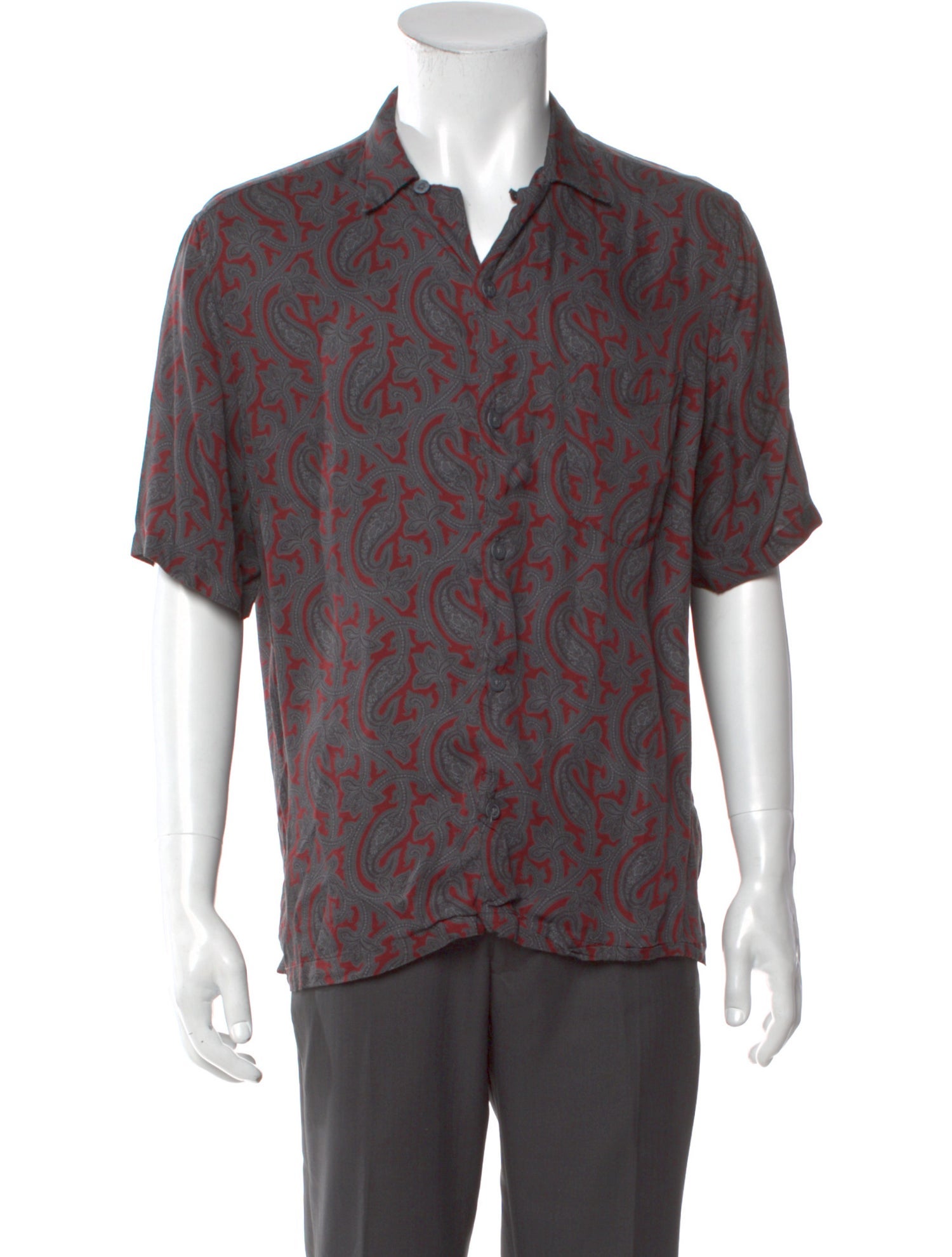 AllSaints Printed Short Sleeve Shirt