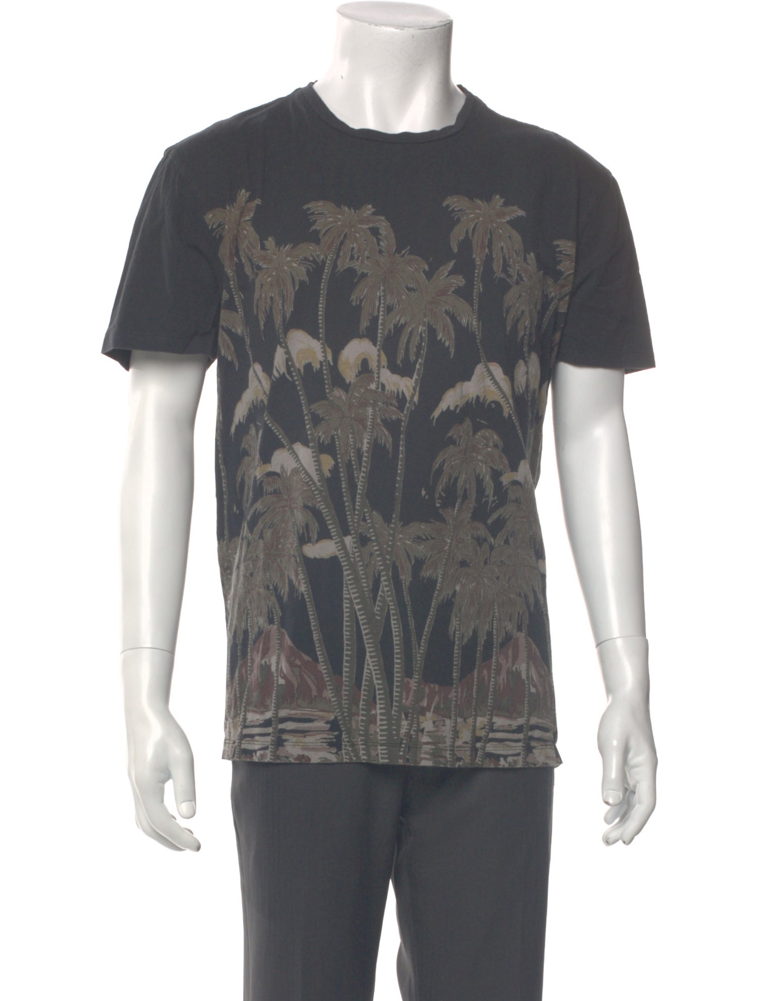 AllSaints Printed Crew Neck T-Shirt