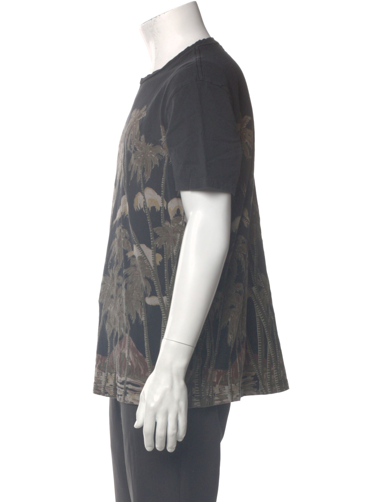 AllSaints Printed Crew Neck T-Shirt