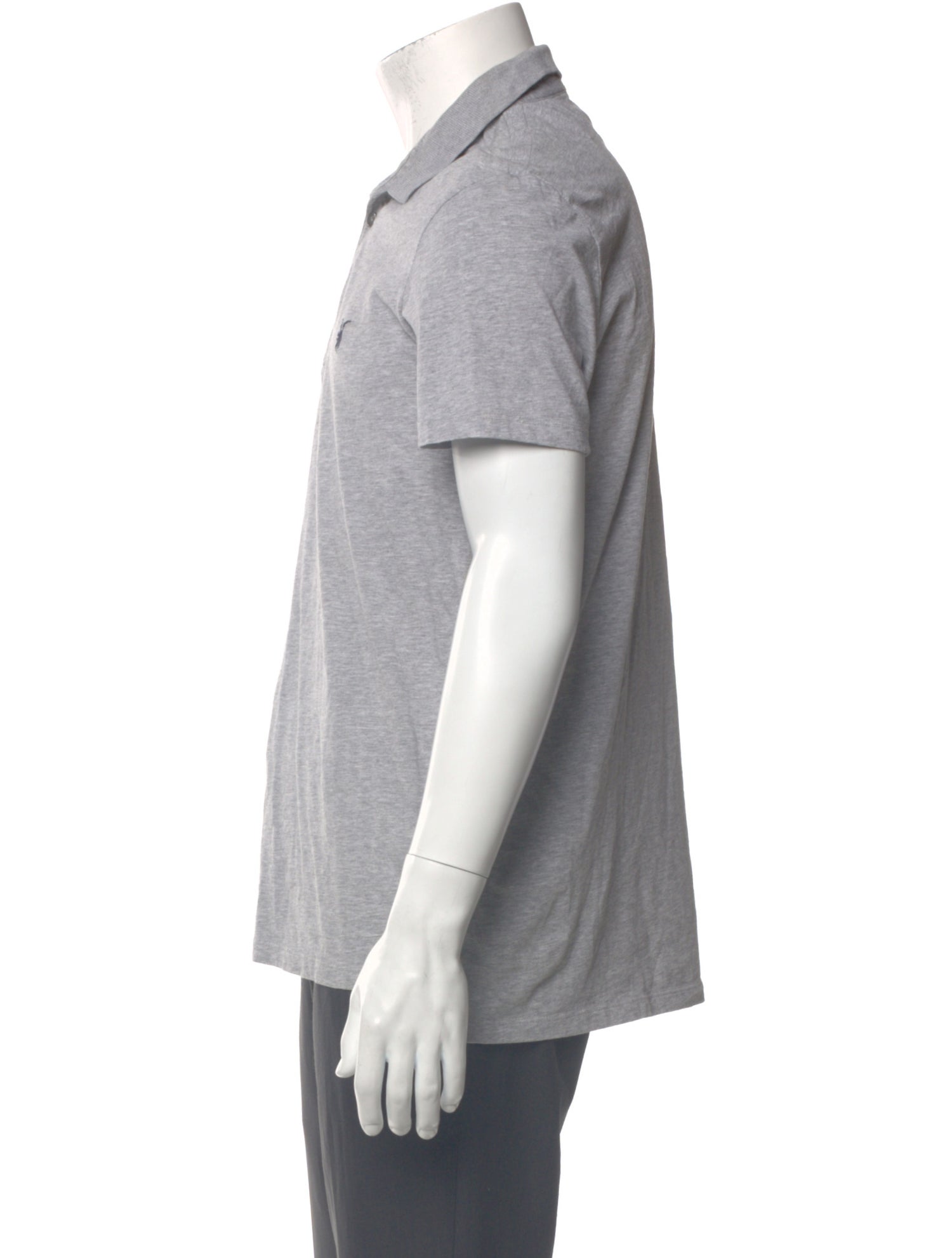 AllSaints Collar Short Sleeve Polo Shirt