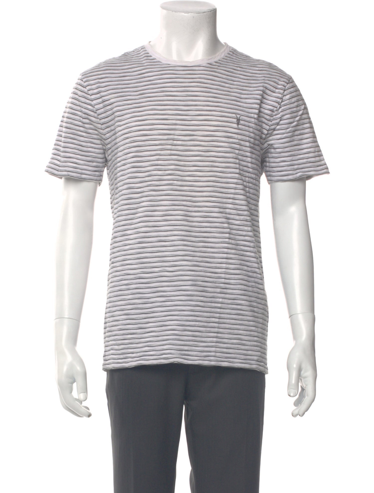 AllSaints Striped Crew Neck T-Shirt