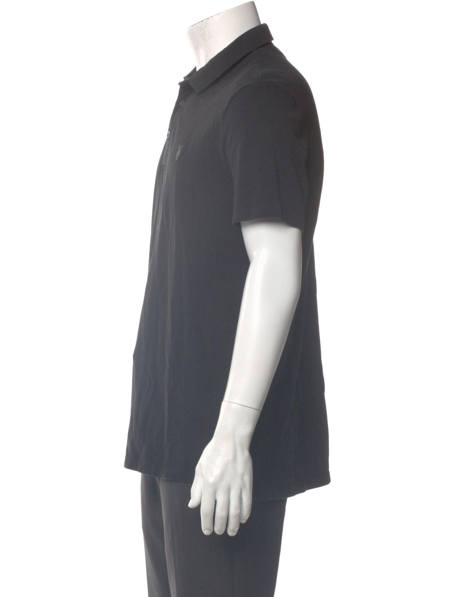 AllSaints Collar Short Sleeve Polo Shirt