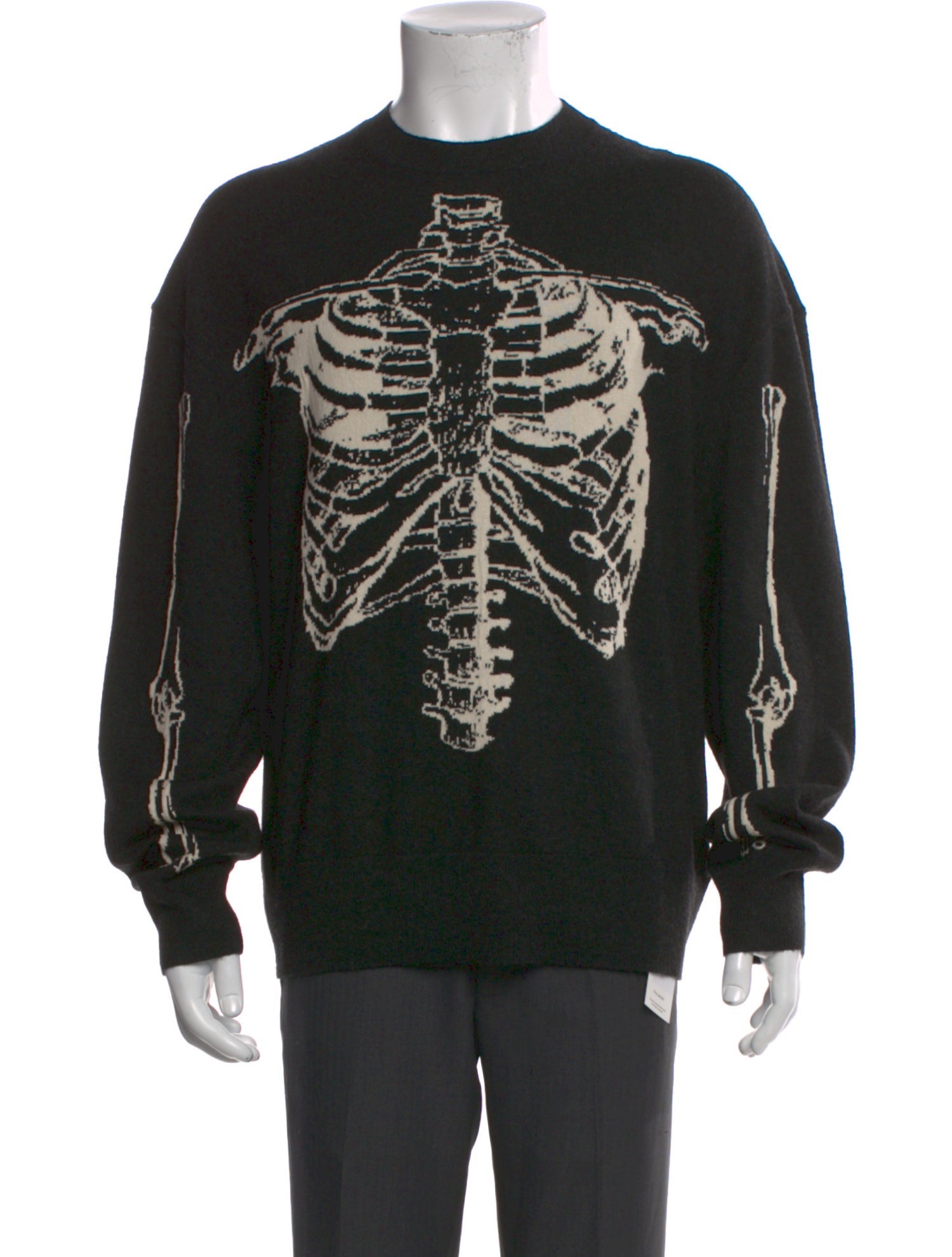 AllSaints Wool Graphic Print Pullover