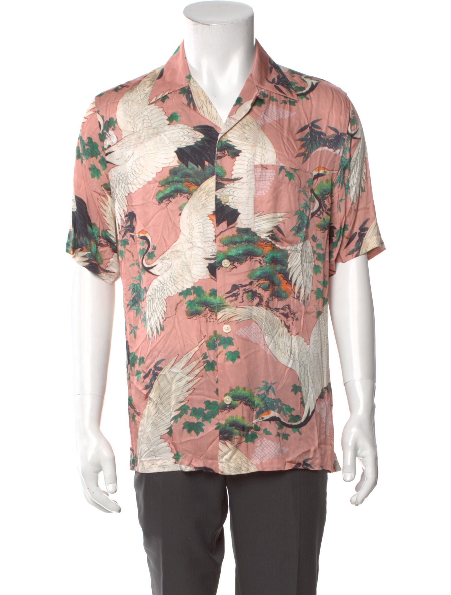 AllSaints Printed Short Sleeve Shirt