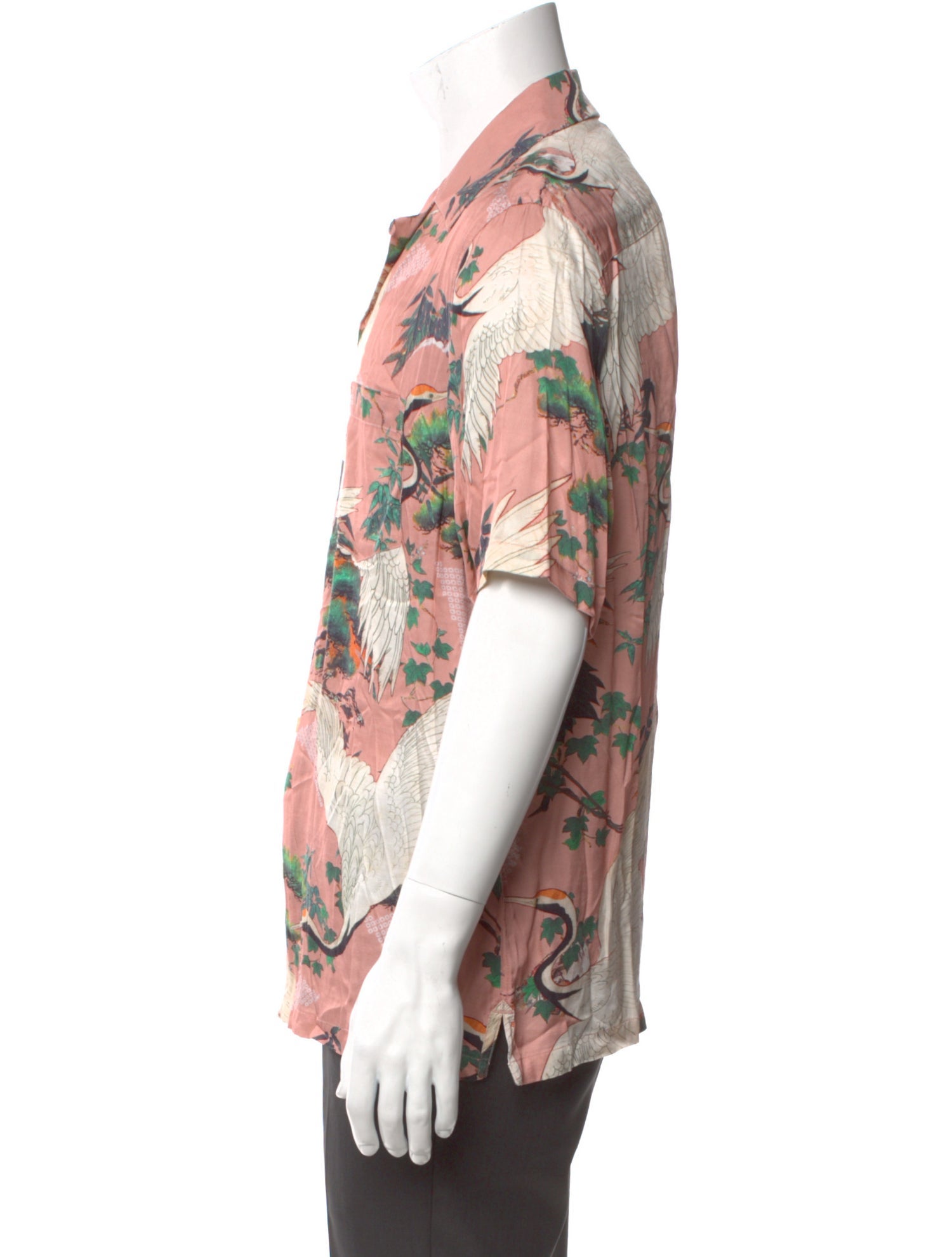 AllSaints Printed Short Sleeve Shirt