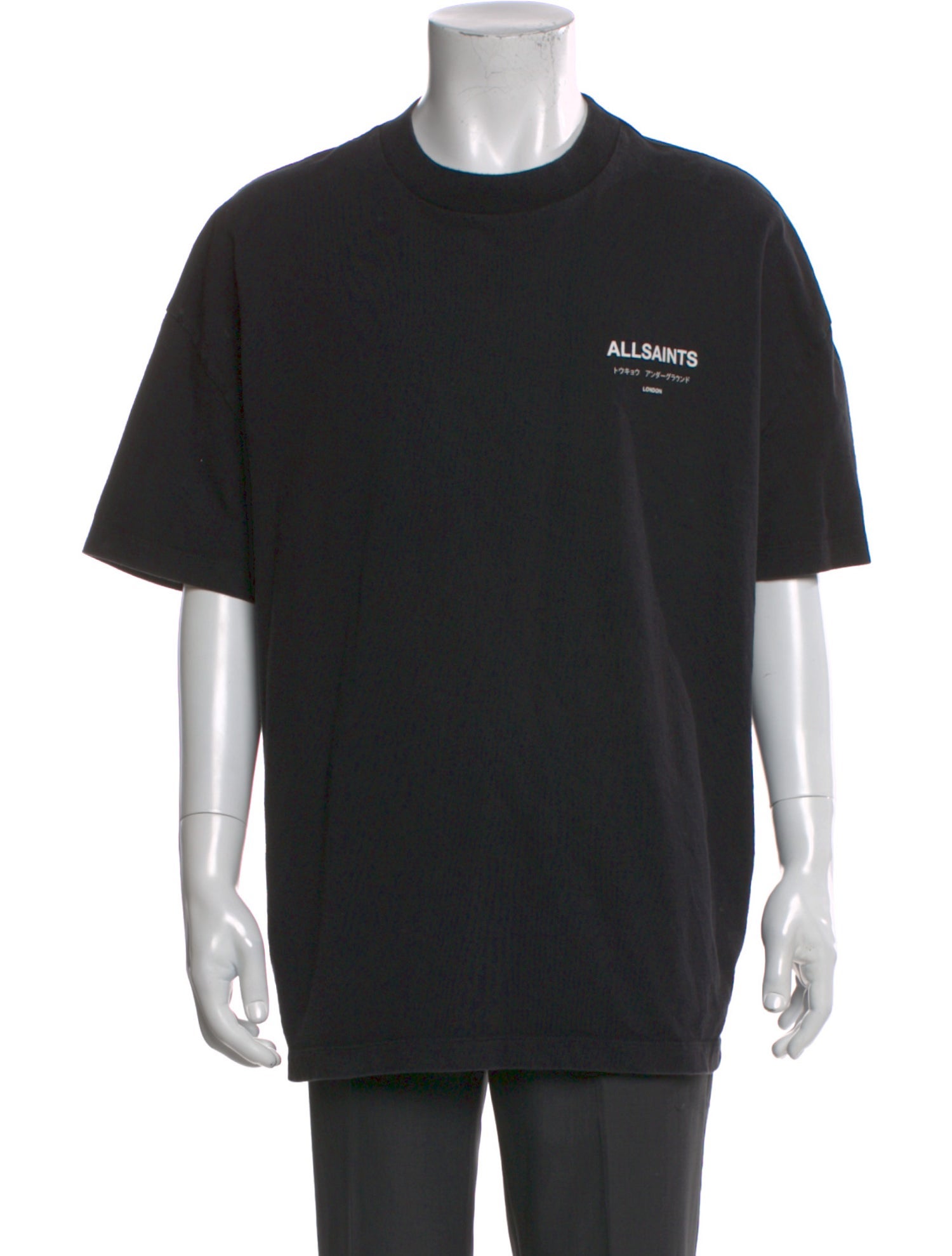 AllSaints Graphic Print Crew Neck T-Shirt