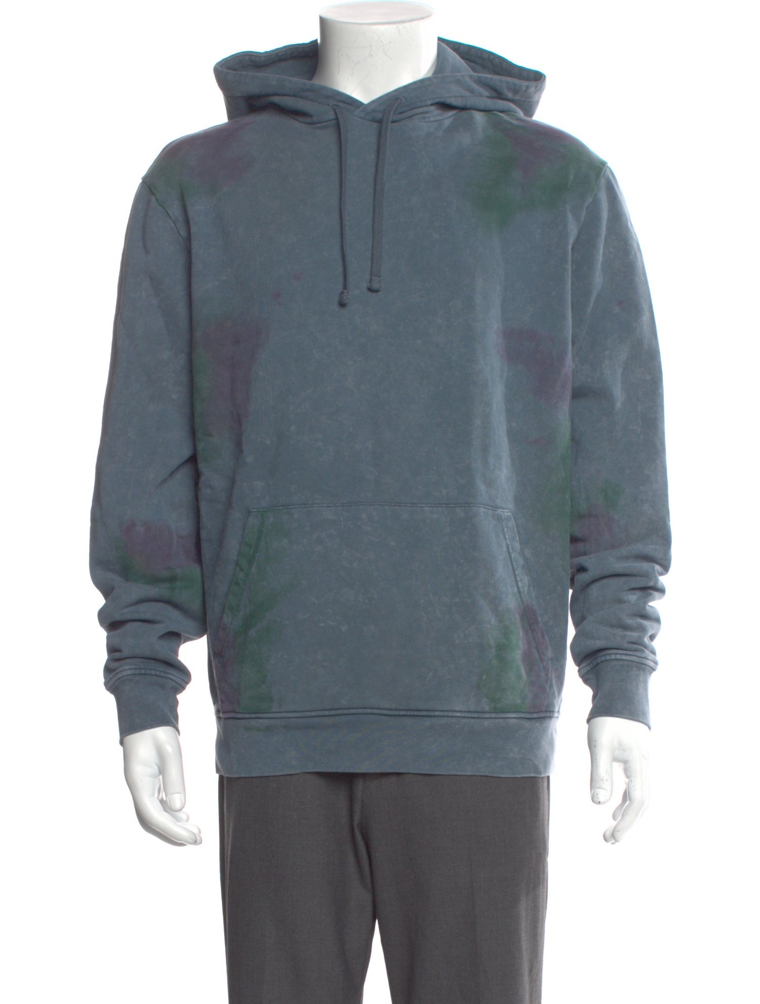 AllSaints Tie-Dye Print Crew Neck Hoodie