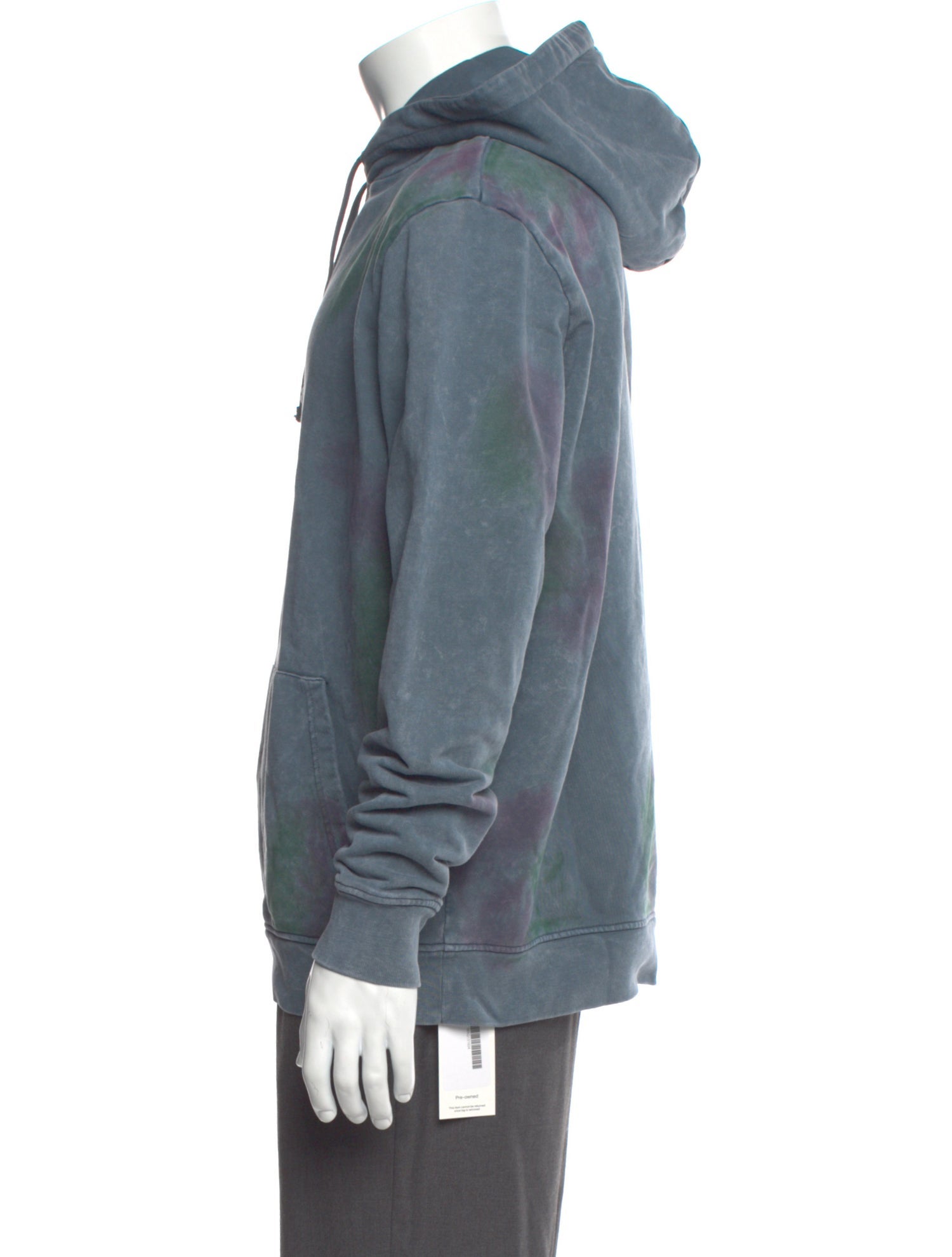 AllSaints Tie-Dye Print Crew Neck Hoodie