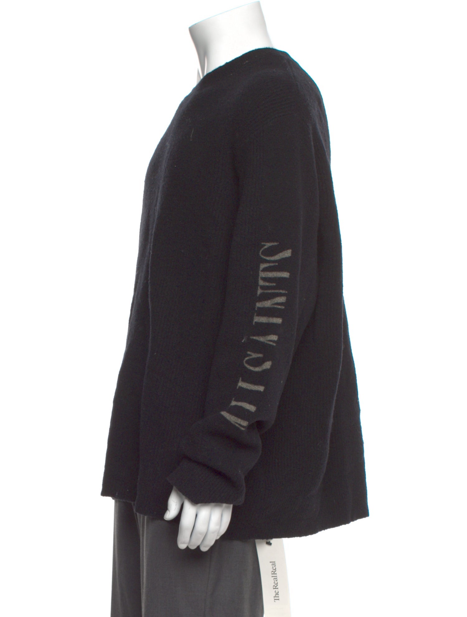 AllSaints Crew Neck Long Sleeve Pullover