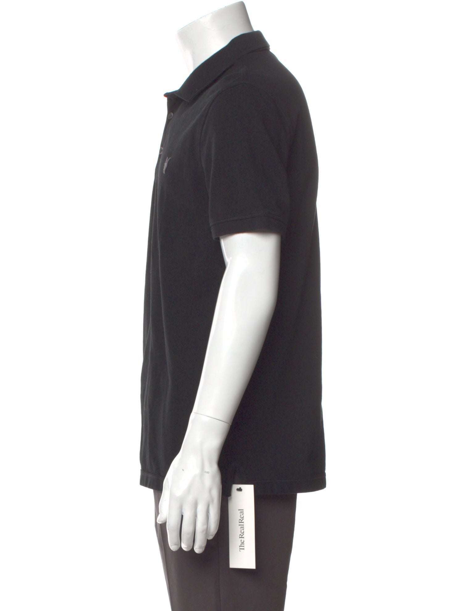 AllSaints Collar Short Sleeve Polo Shirt