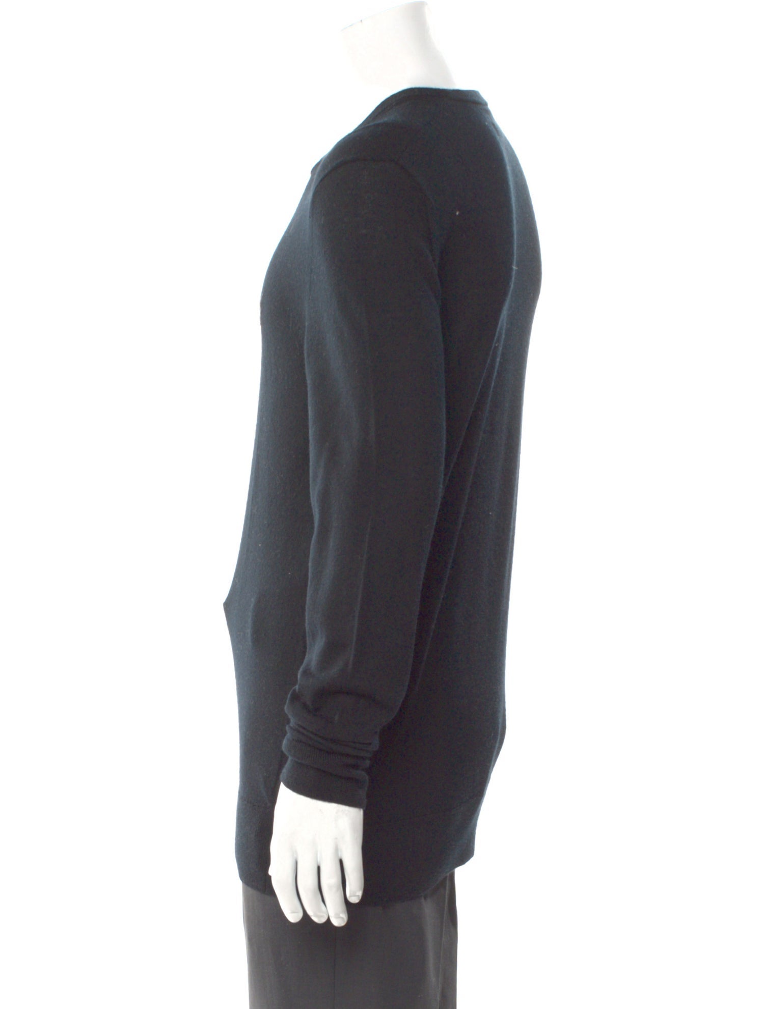 AllSaints Merino Wool Crew Neck Pullover