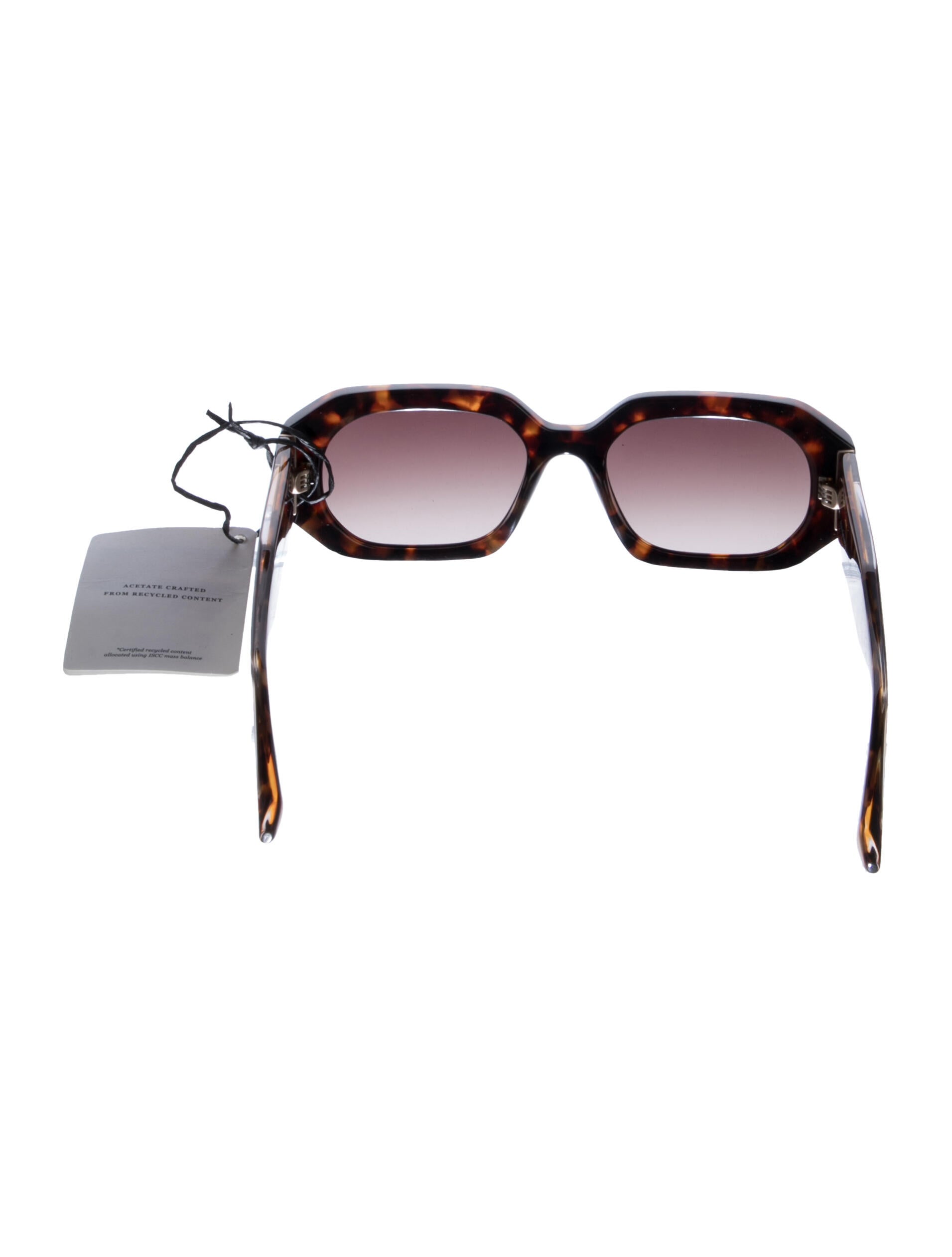 AllSaints Square Gradient Sunglasses