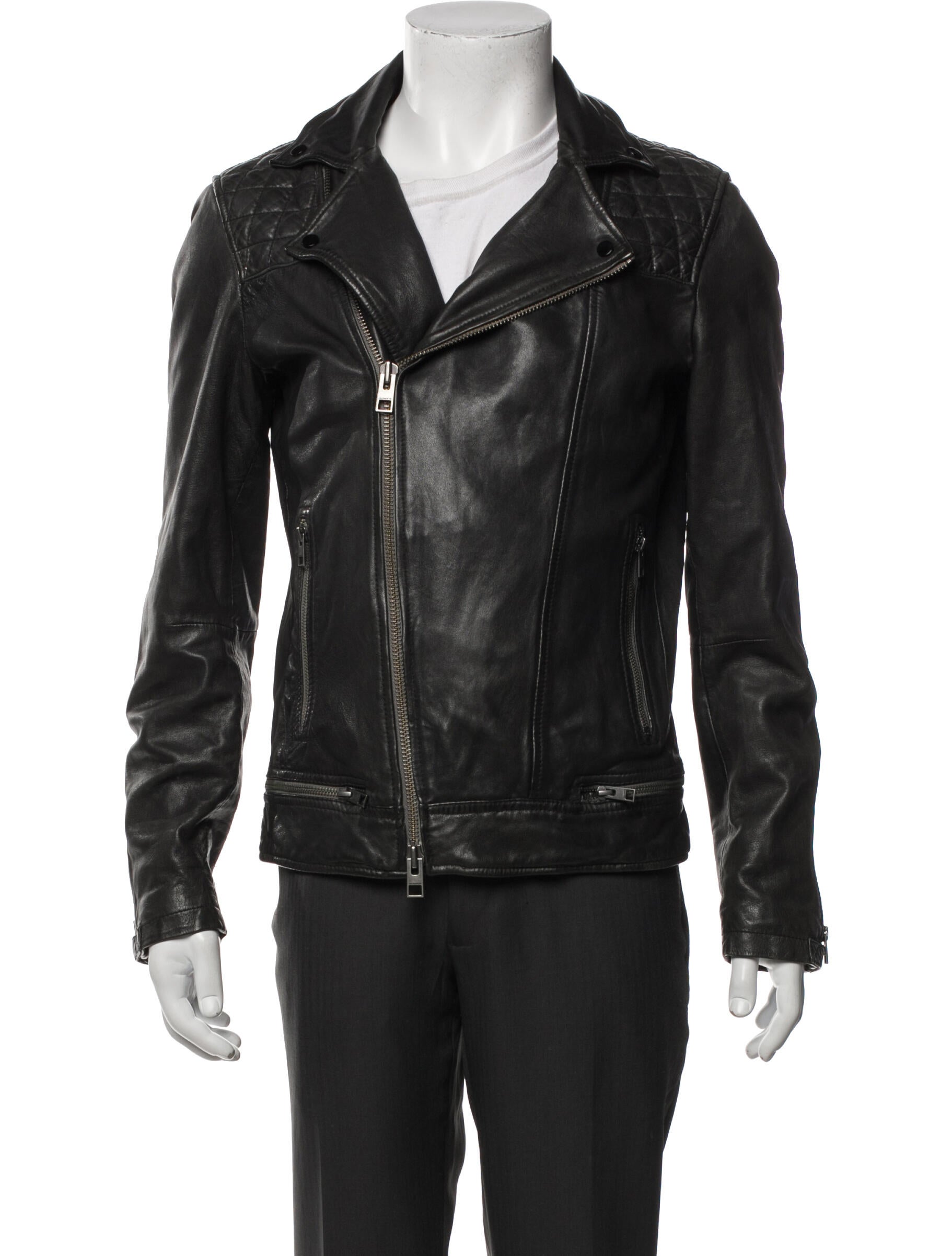 AllSaints Leather Moto Jacket